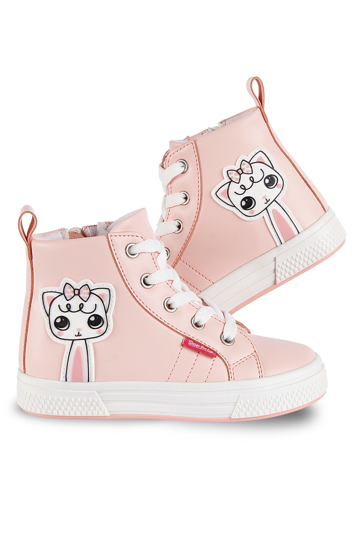 Kedicik Pembe Kız Çocuk Sneakers Spor Ayakkabı - Görsel 2