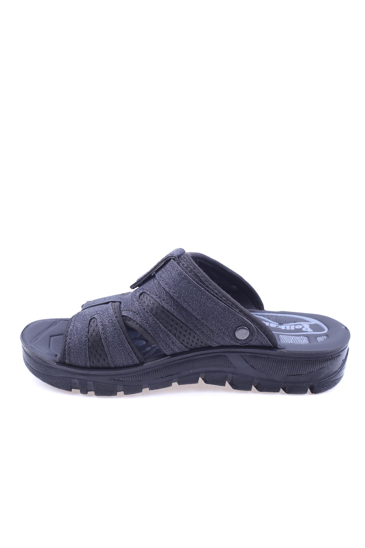 Polikamp 2843 Erkek Ortopedik Taban Günlük Terlik Sandalet - Görsel 4
