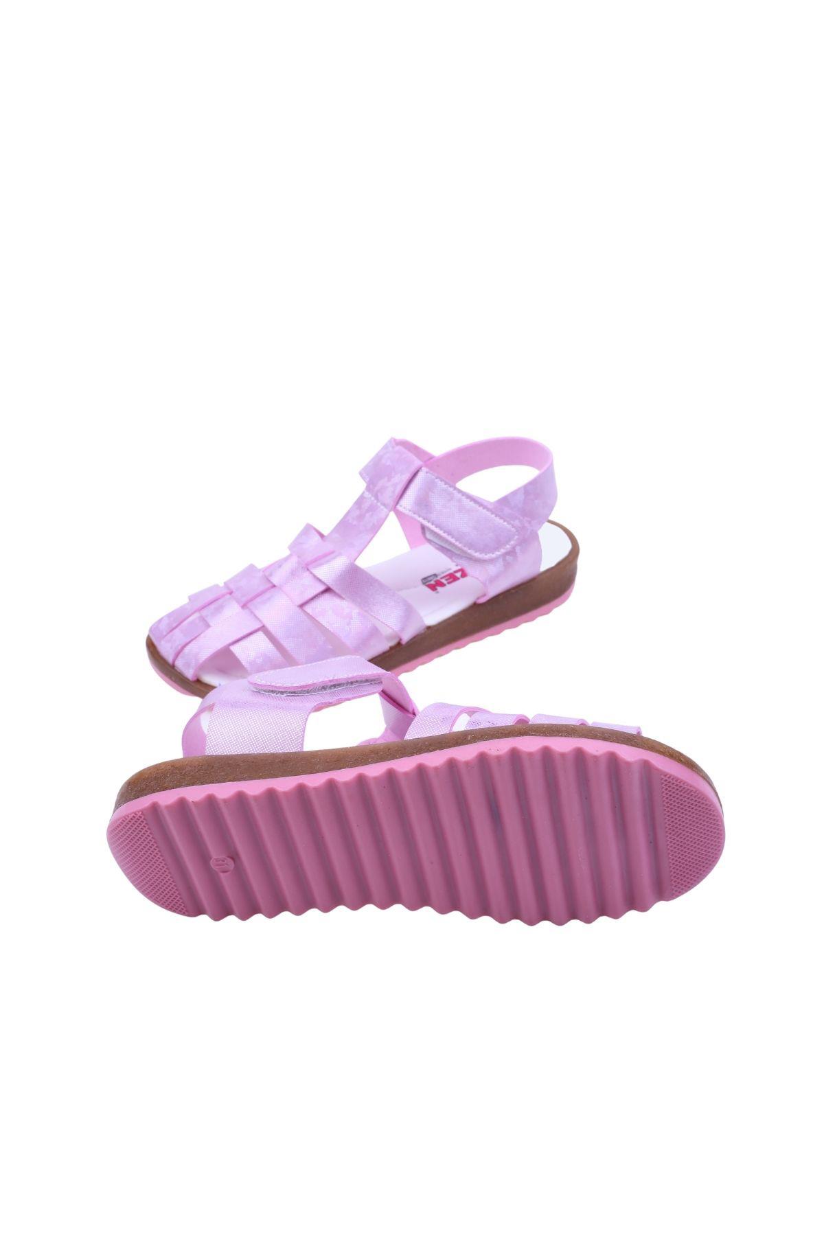 Arzen-2881 Kız Çocuk Ortopedik Sandalet Ayakkabı - Görsel 7