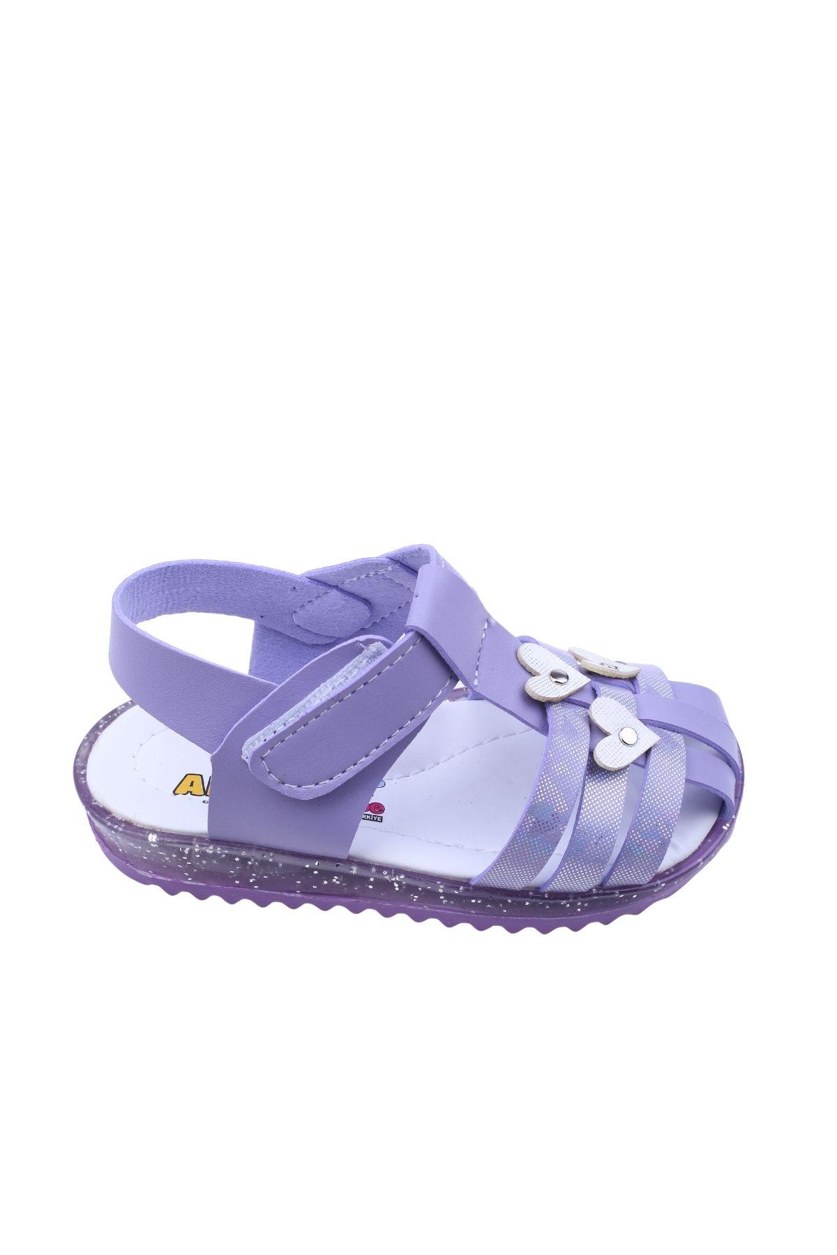 Arzen-2879 Kız Bebek Ortopedik Sandalet Ayakkabı - Görsel 4