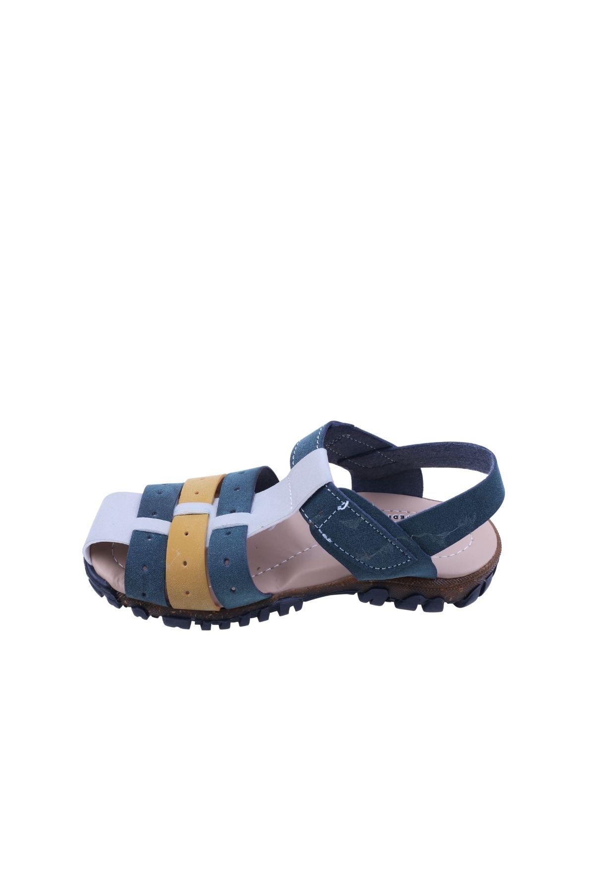 Arzen-2882 Erkek Çocuk Ortopedik Sandalet Ayakkabı - Görsel 5