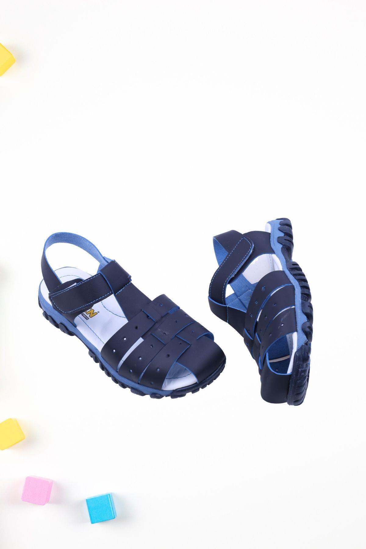 Arzen-2882 Erkek Çocuk Ortopedik Sandalet Ayakkabı - Görsel 2