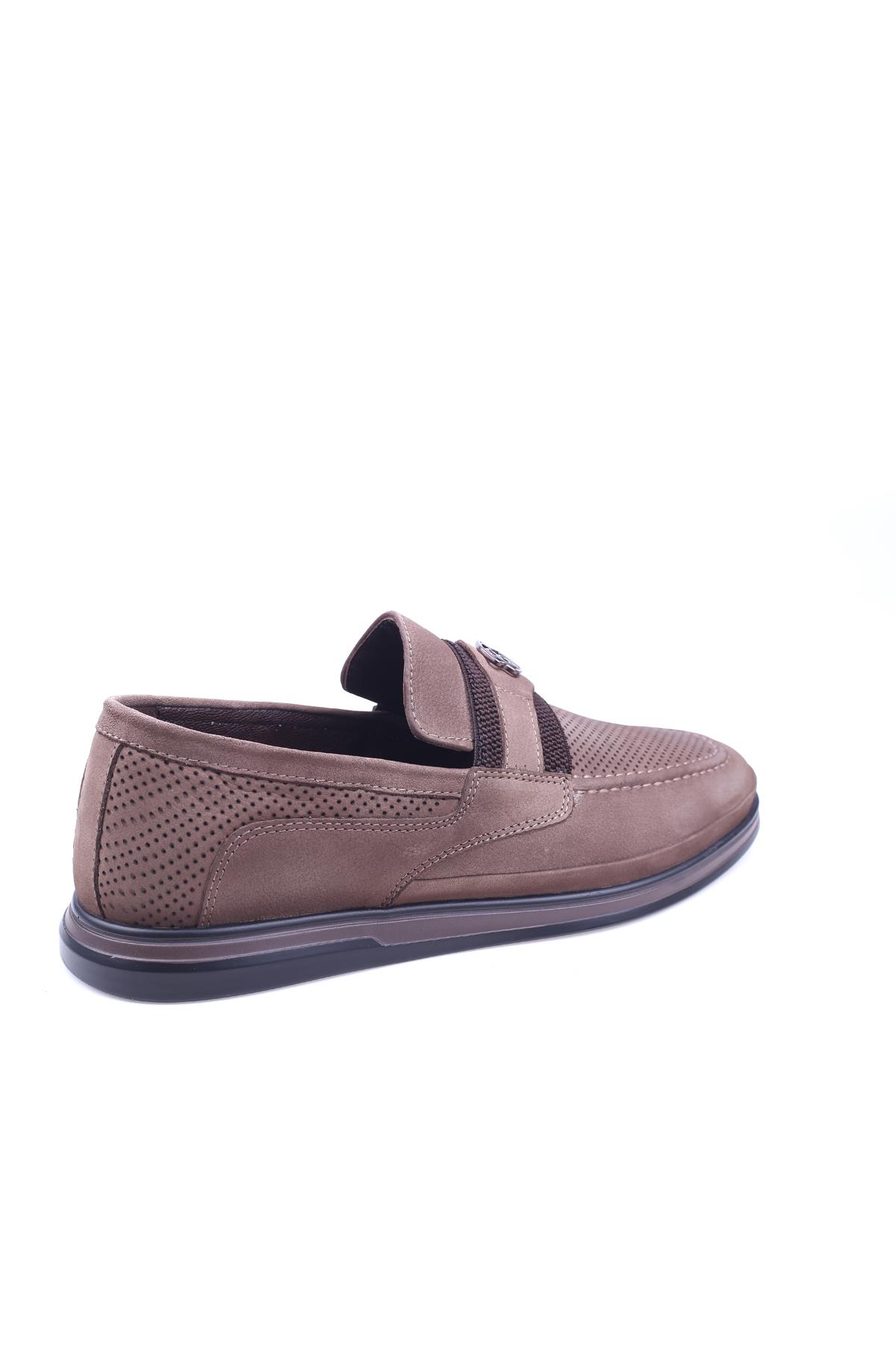 2907 Hakiki Deri Bağcıksız Erkek Günlük Ayakkabı - Görsel 5