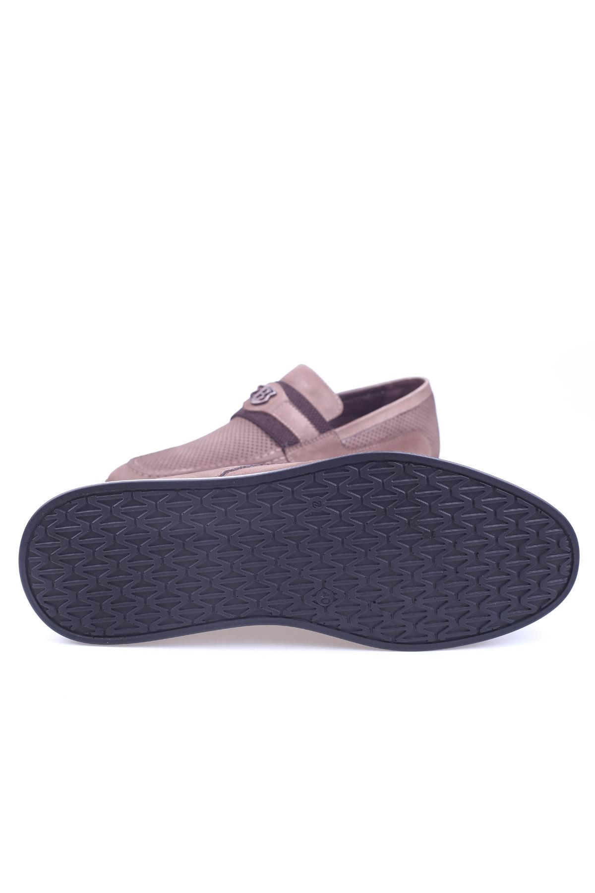 2907 Hakiki Deri Bağcıksız Erkek Günlük Ayakkabı - Görsel 6