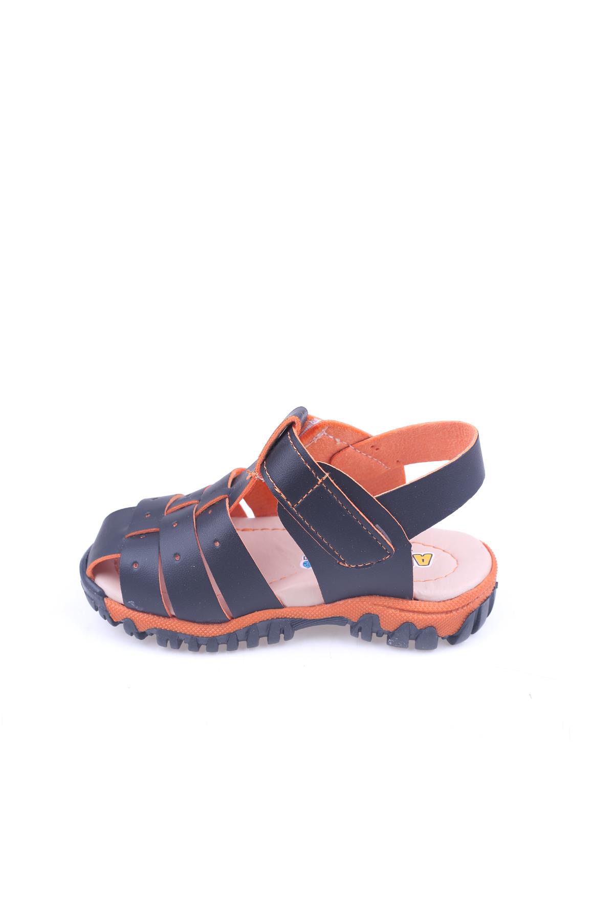 Arzen-3012 Erkek Bebek Ortopedik Sandalet Ayakkabı - Görsel 4