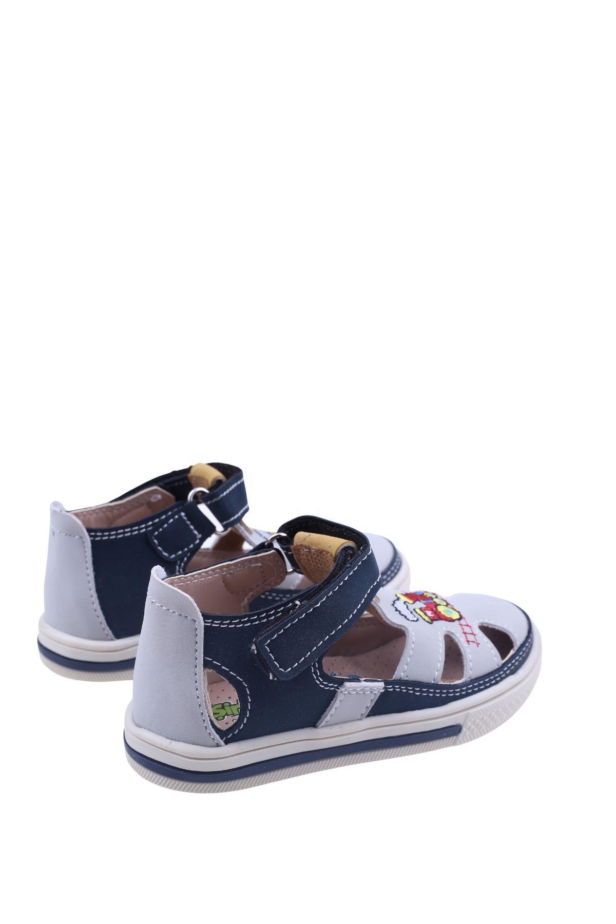 Şirin Bebe 2988 Erkek Bebek Ortopedik Ayakkabı Sandalet - Görsel 6