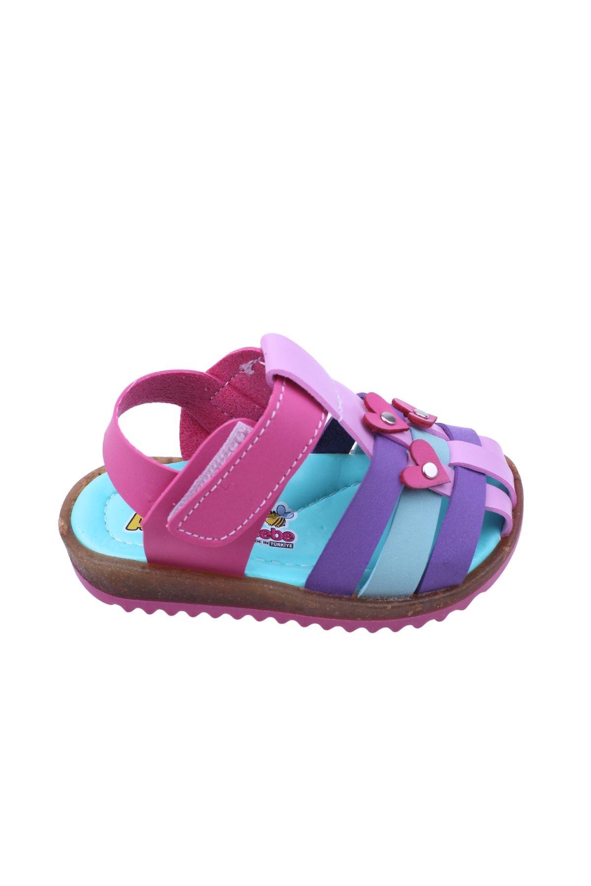 Arzen-2879 Kız Bebek Ortopedik Sandalet Ayakkabı - Görsel 4