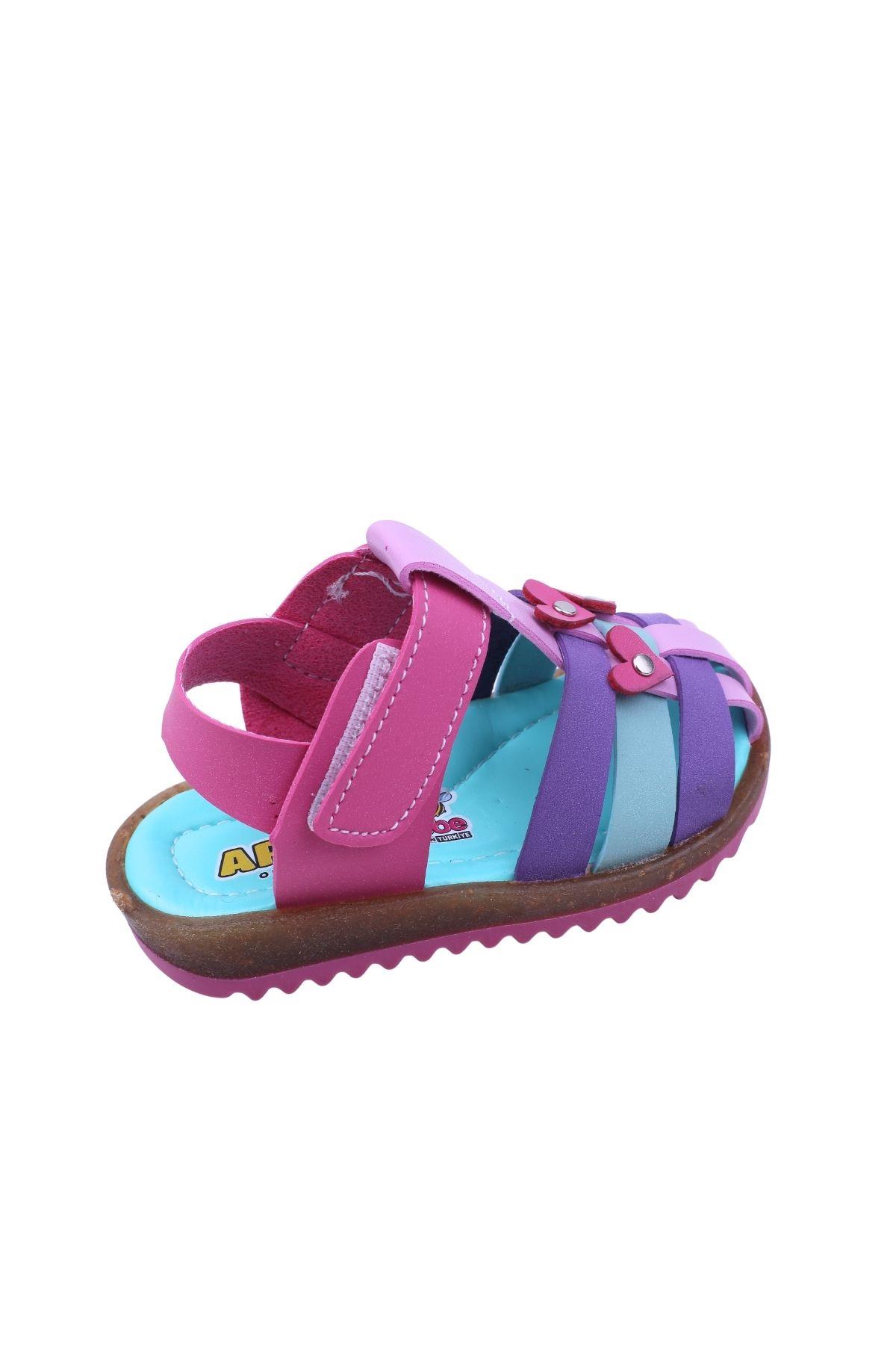 Arzen-2879 Kız Bebek Ortopedik Sandalet Ayakkabı - Görsel 6