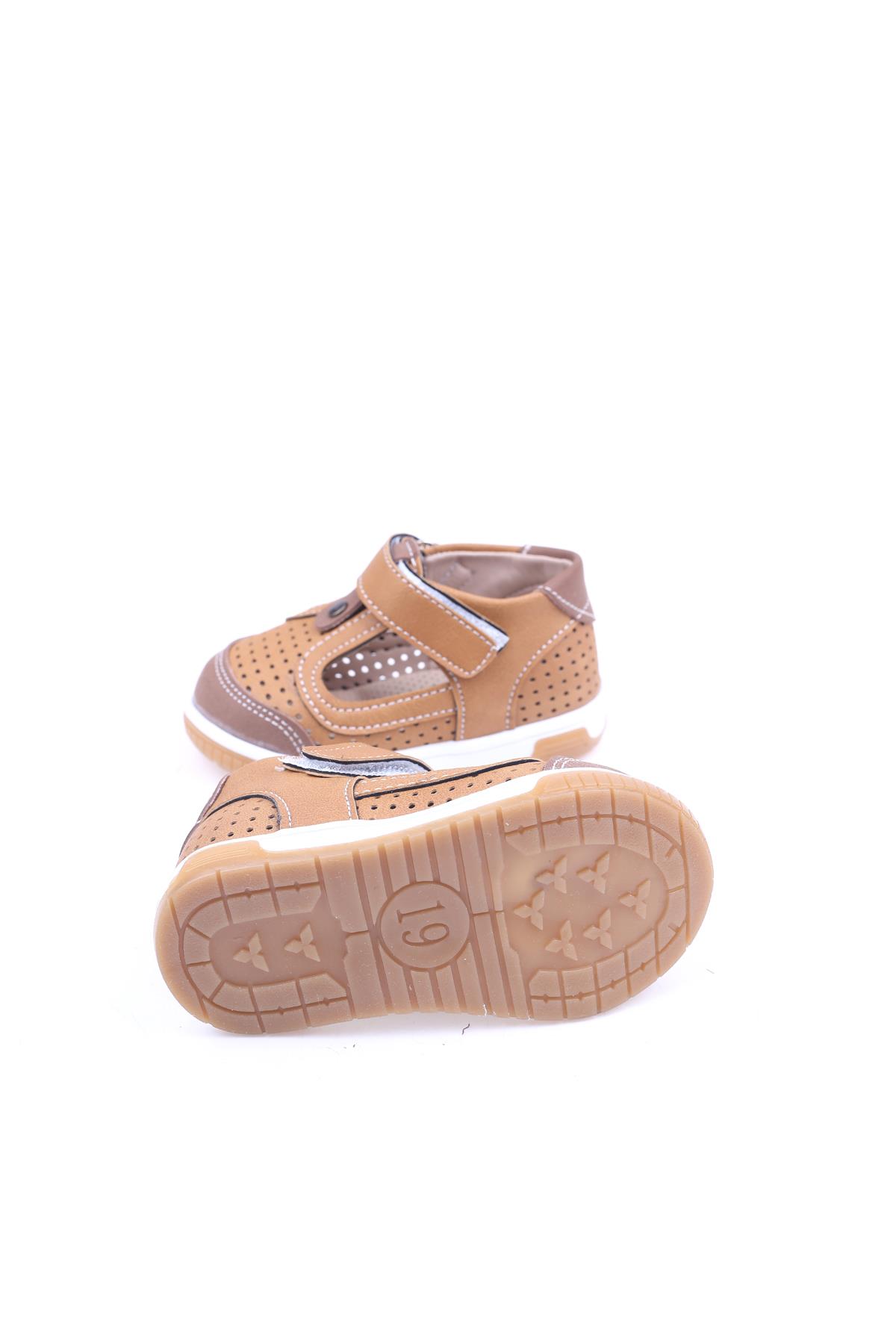 PapuçSepeti 2878 Erkek Bebek İlkAdım Ortopedik Ayakkabı Sandalet - Görsel 6