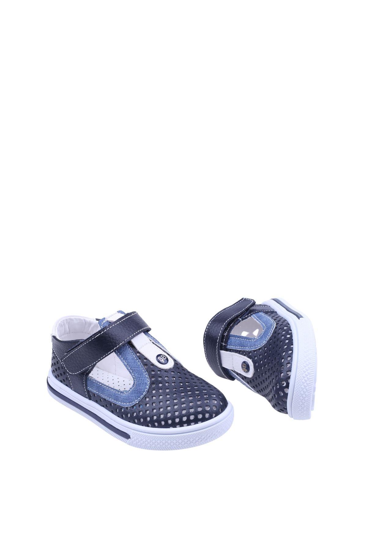 Şirin Bebe 2077 Erkek Bebek Ortopedik Ayakkabı Sandalet - Görsel 2