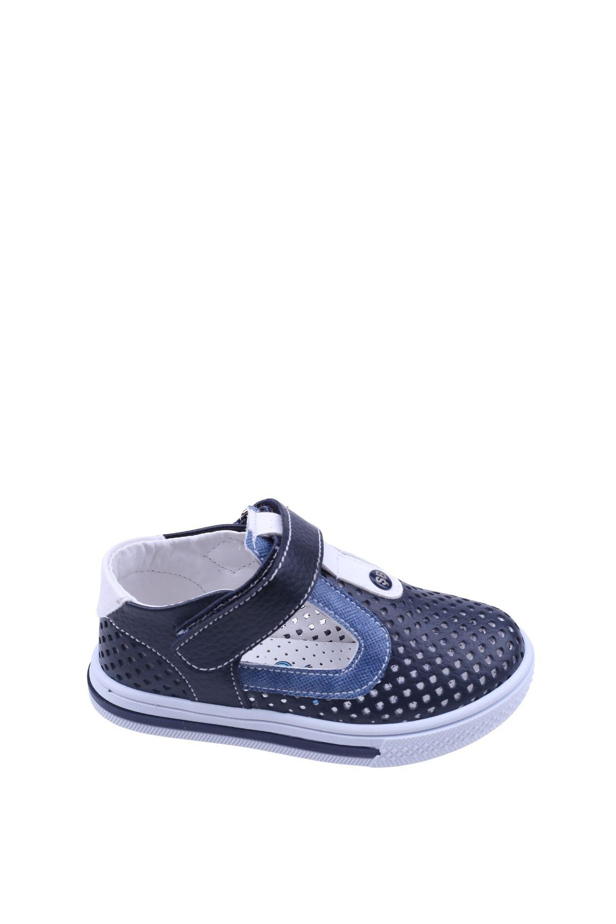 Şirin Bebe 2077 Erkek Bebek Ortopedik Ayakkabı Sandalet - Görsel 4