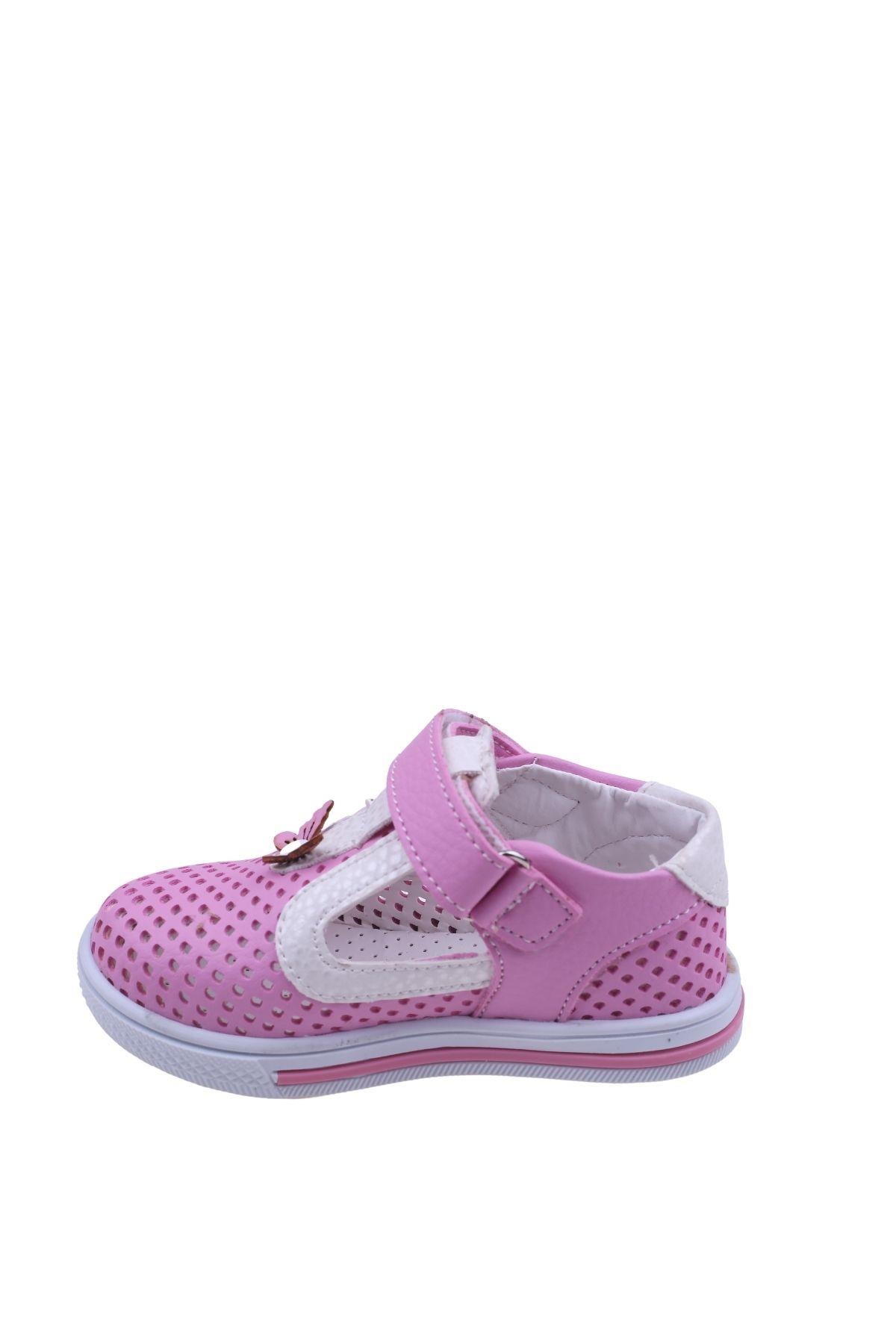 Şirin Bebe 2078 Kız Bebek Ortopedik Ayakkabı Sandalet - Görsel 5
