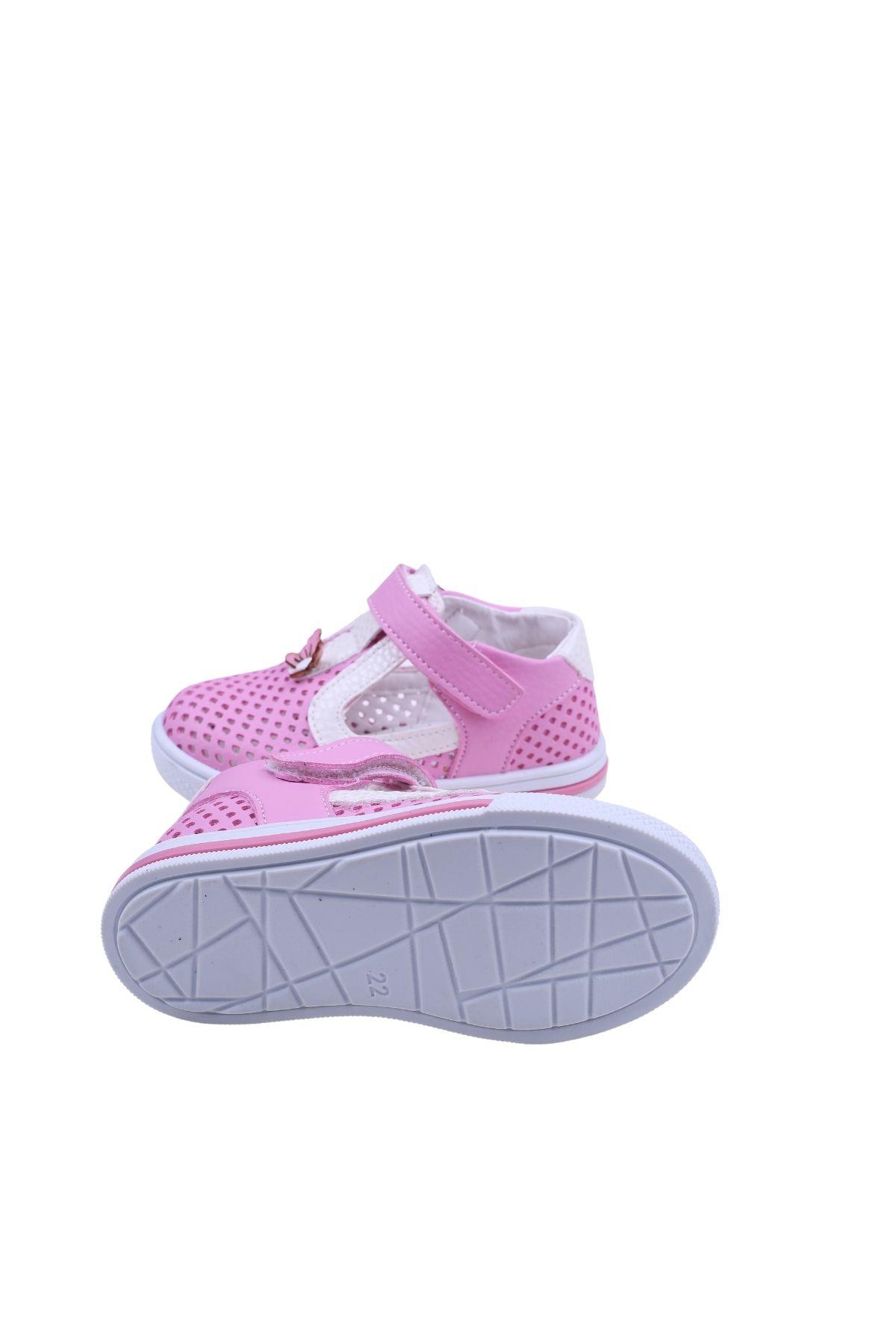 Şirin Bebe 2078 Kız Bebek Ortopedik Ayakkabı Sandalet - Görsel 7