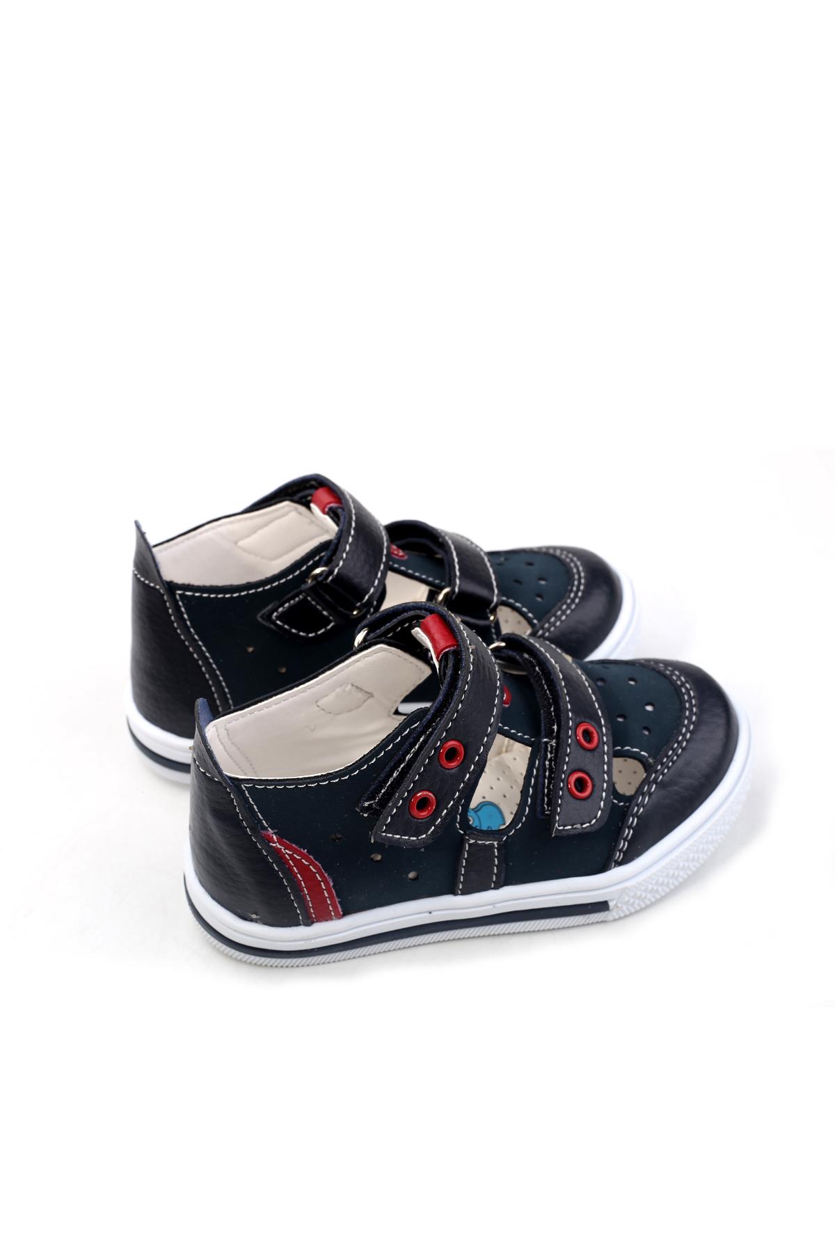 Şirin Bebe 1714 Erkek Ortopedik Bebe Ayakkabı Sandalet - Görsel 5