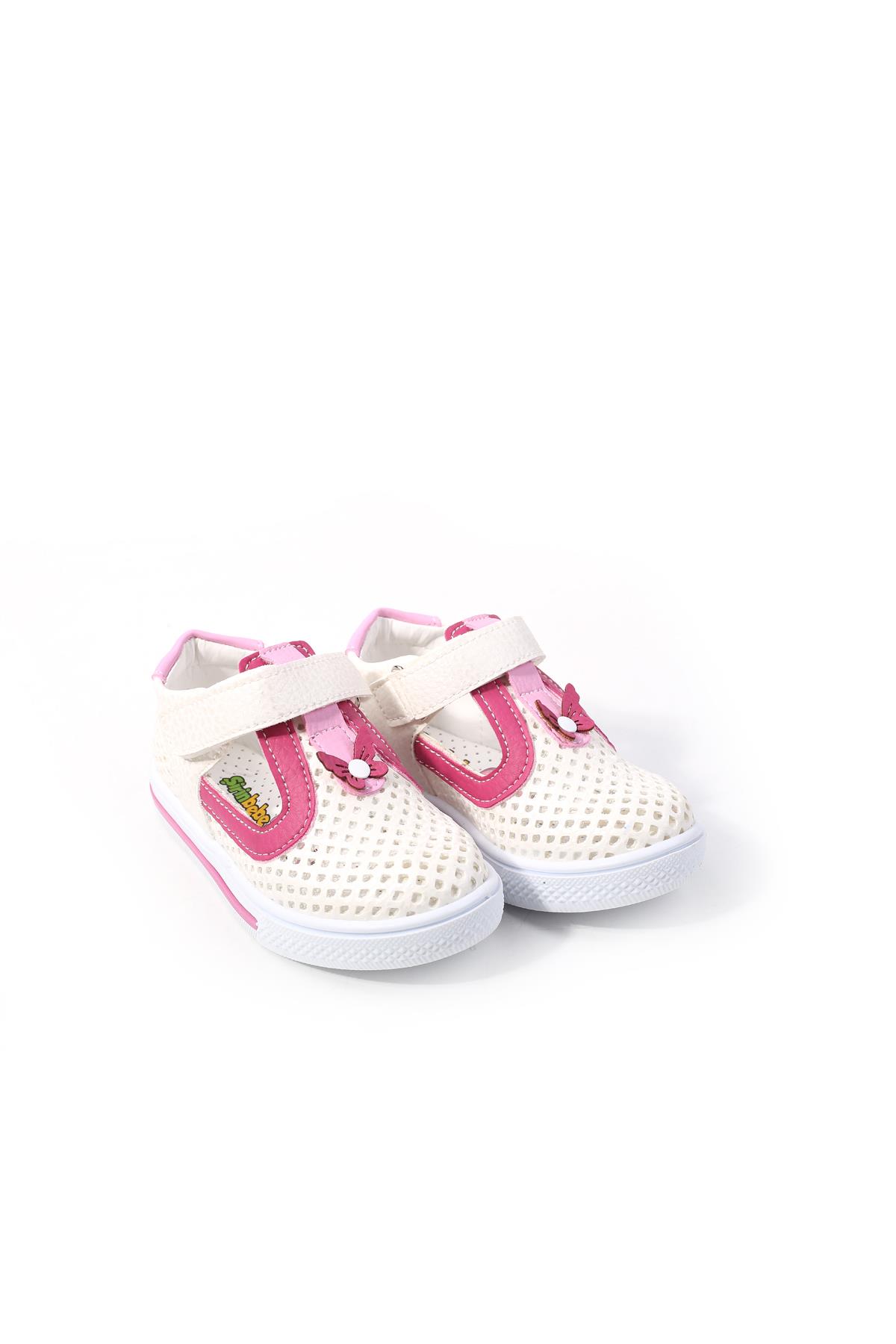 Şirin Bebe 2078 Kız Bebek Ortopedik Ayakkabı Sandalet - Görsel 2