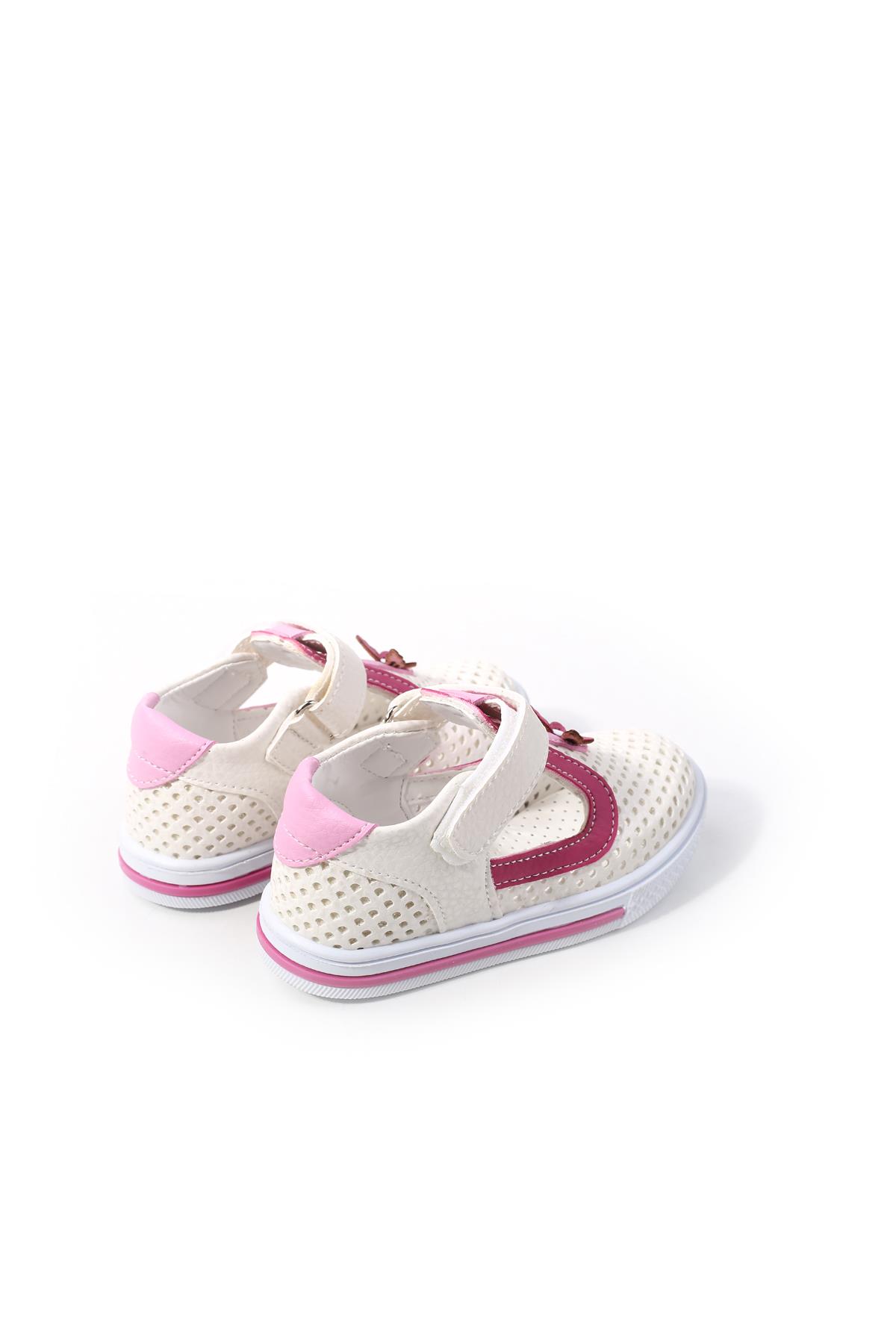 Şirin Bebe 2078 Kız Bebek Ortopedik Ayakkabı Sandalet - Görsel 5