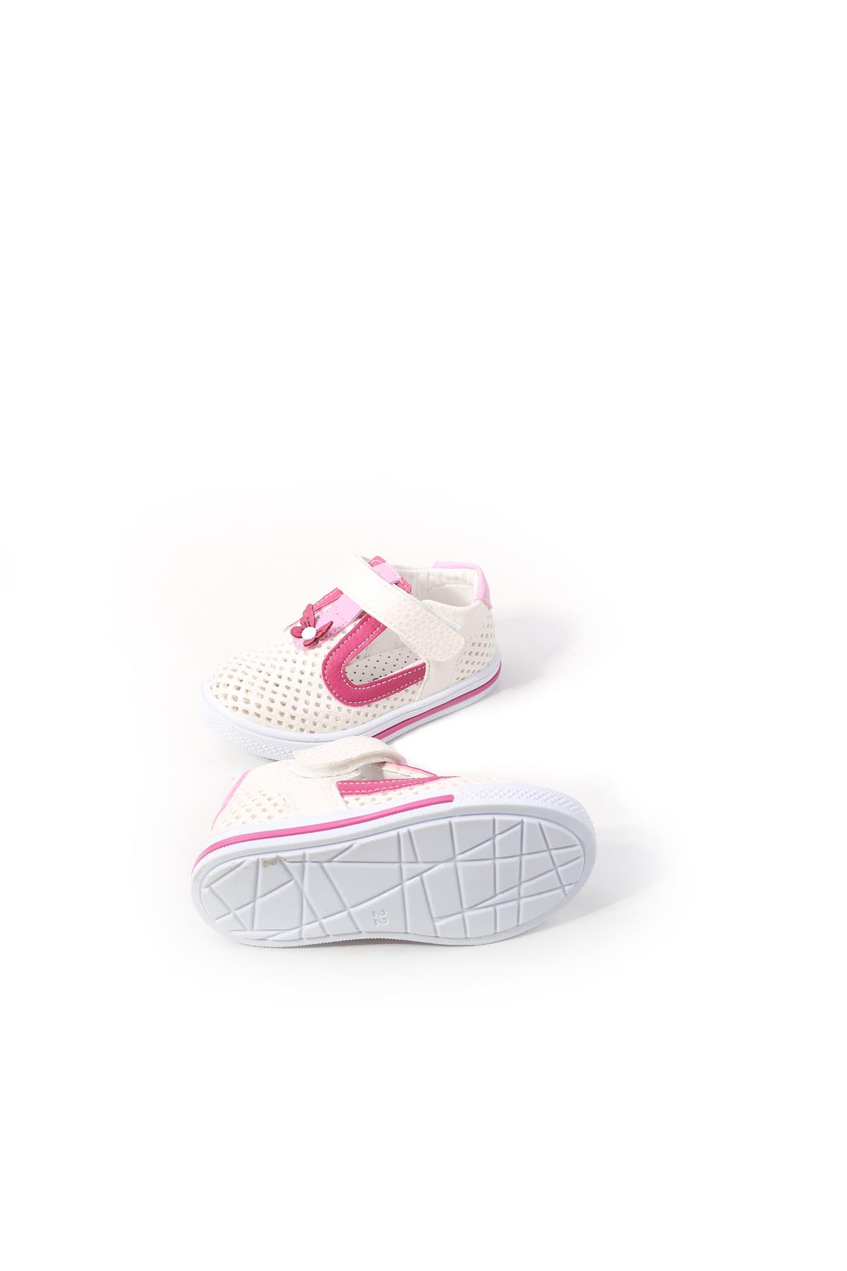 Şirin Bebe 2078 Kız Bebek Ortopedik Ayakkabı Sandalet - Görsel 6