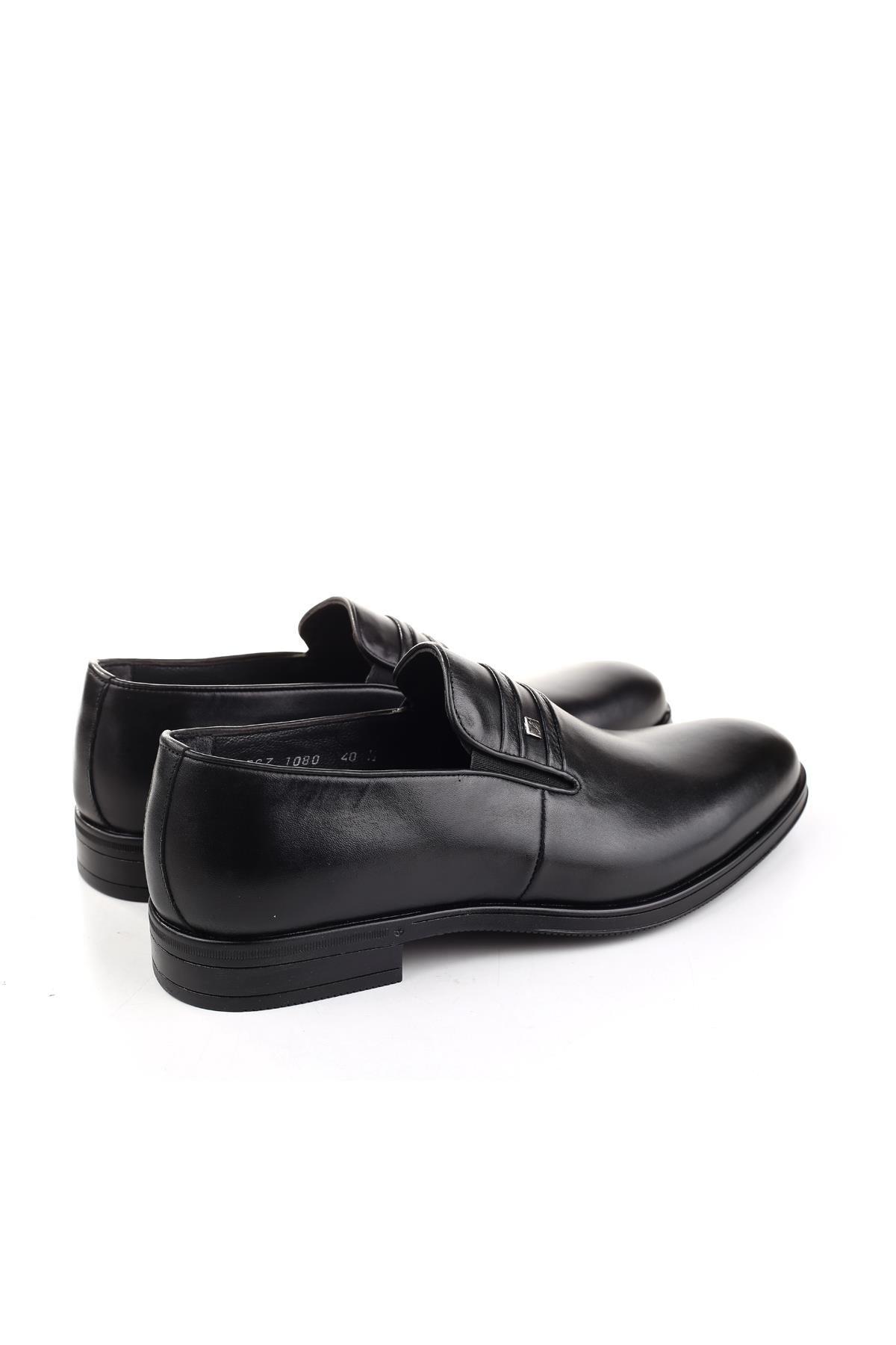1080 Bağcıksız Hakiki Deri Klasik Erkek Ayakkabı - Görsel 5
