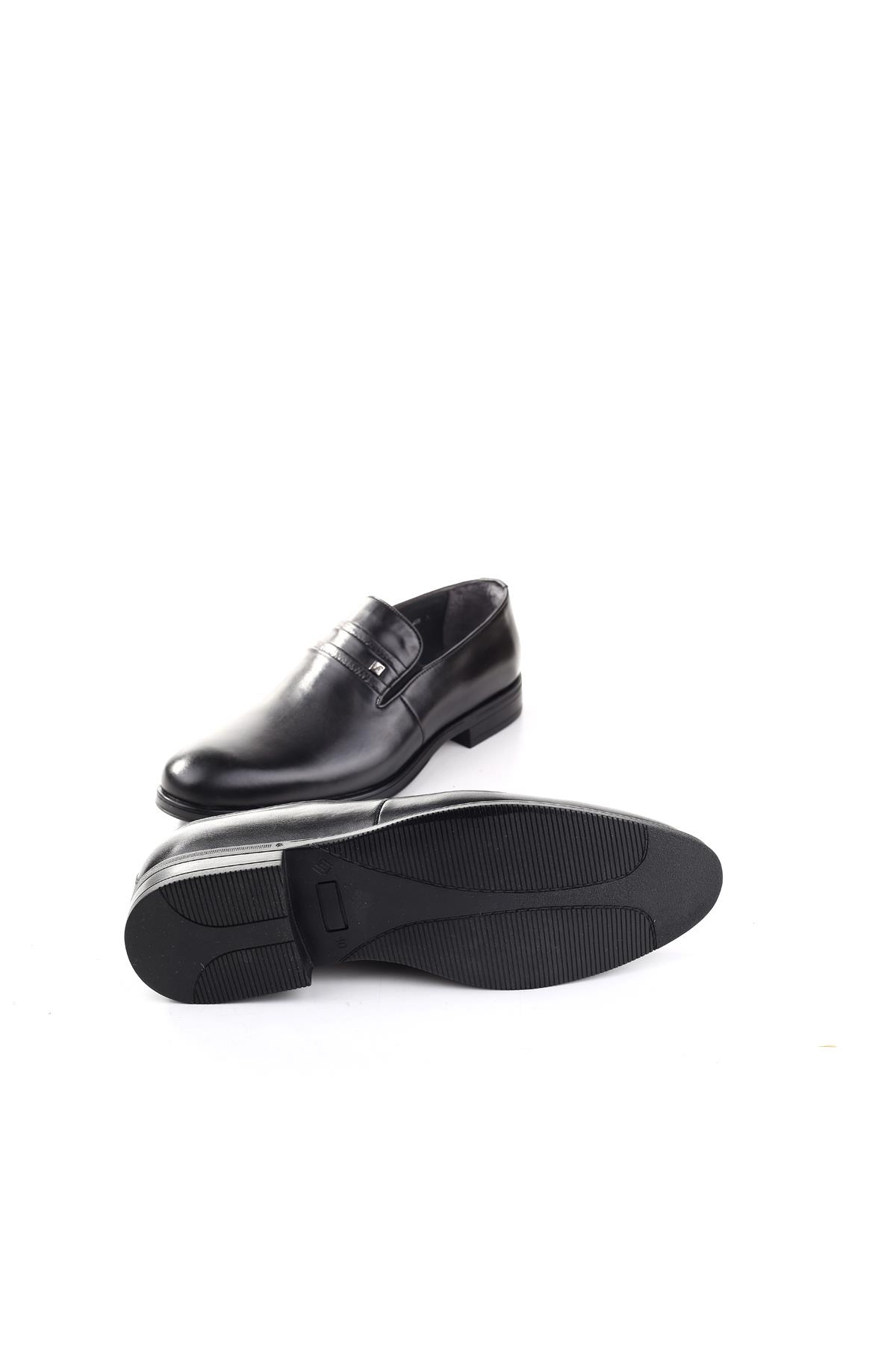 1080 Bağcıksız Hakiki Deri Klasik Erkek Ayakkabı - Görsel 6