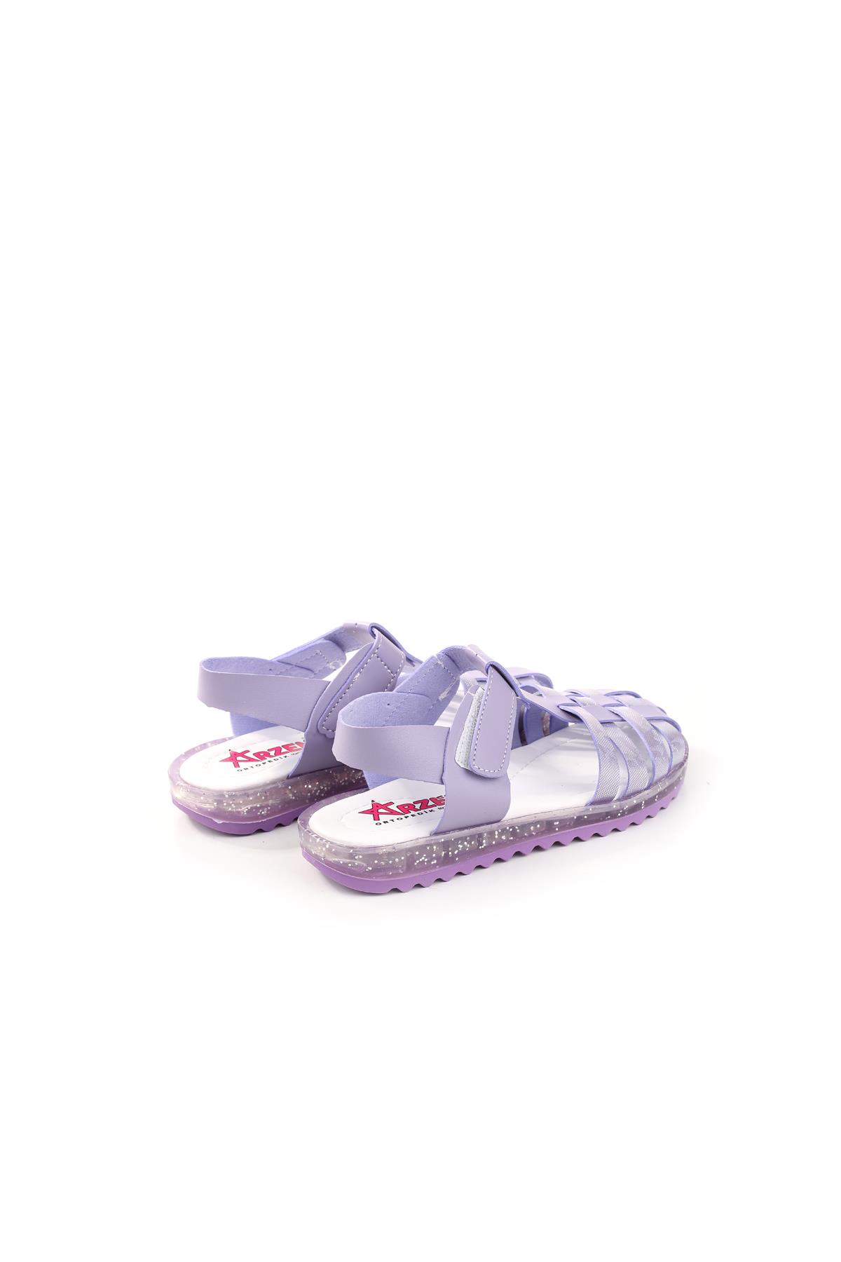 Arzen-2881 Kız Çocuk Ortopedik Sandalet Ayakkabı - Görsel 5