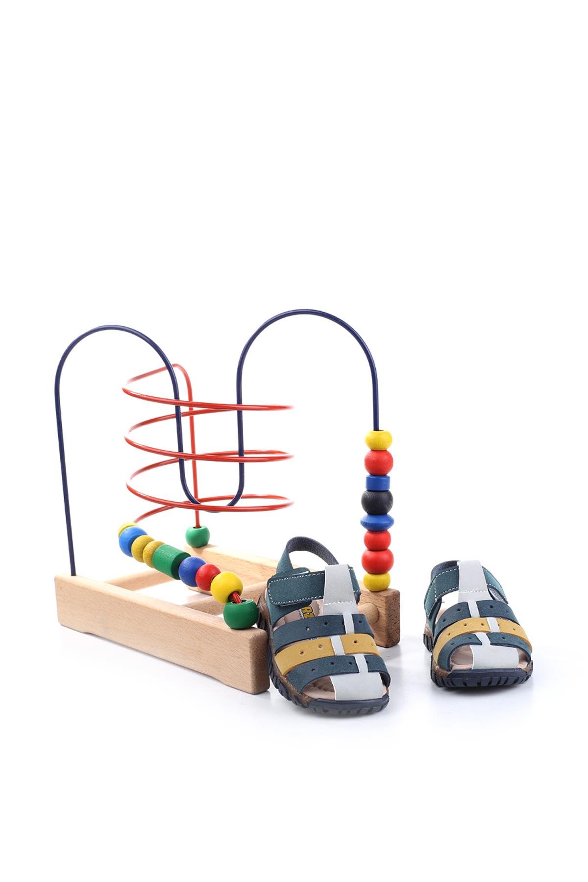 Arzen-3012 Erkek Bebek Ortopedik İlkadım Ayakkabısı - Görsel 2