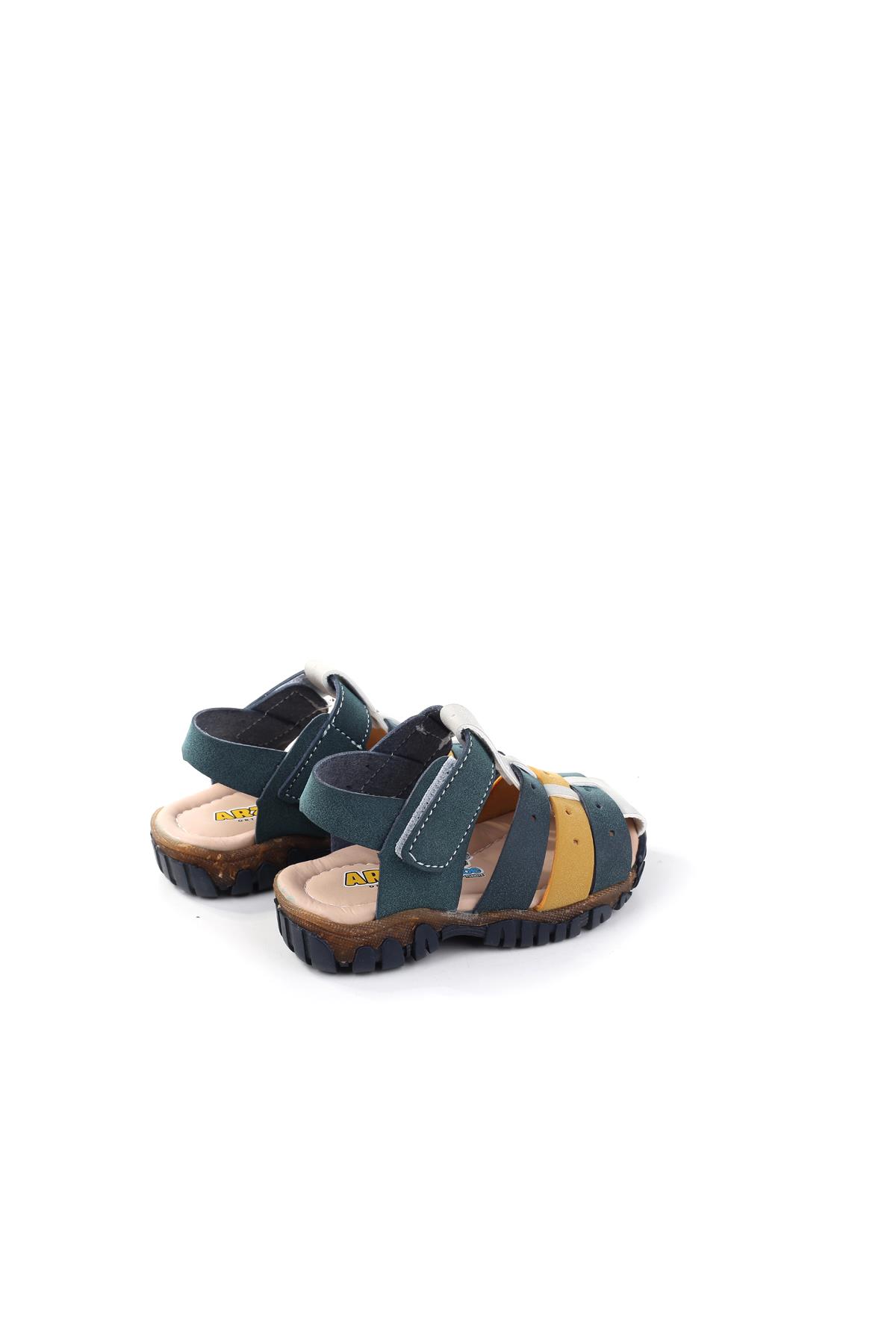 Arzen-3012 Erkek Bebek Ortopedik İlkadım Ayakkabısı - Görsel 6