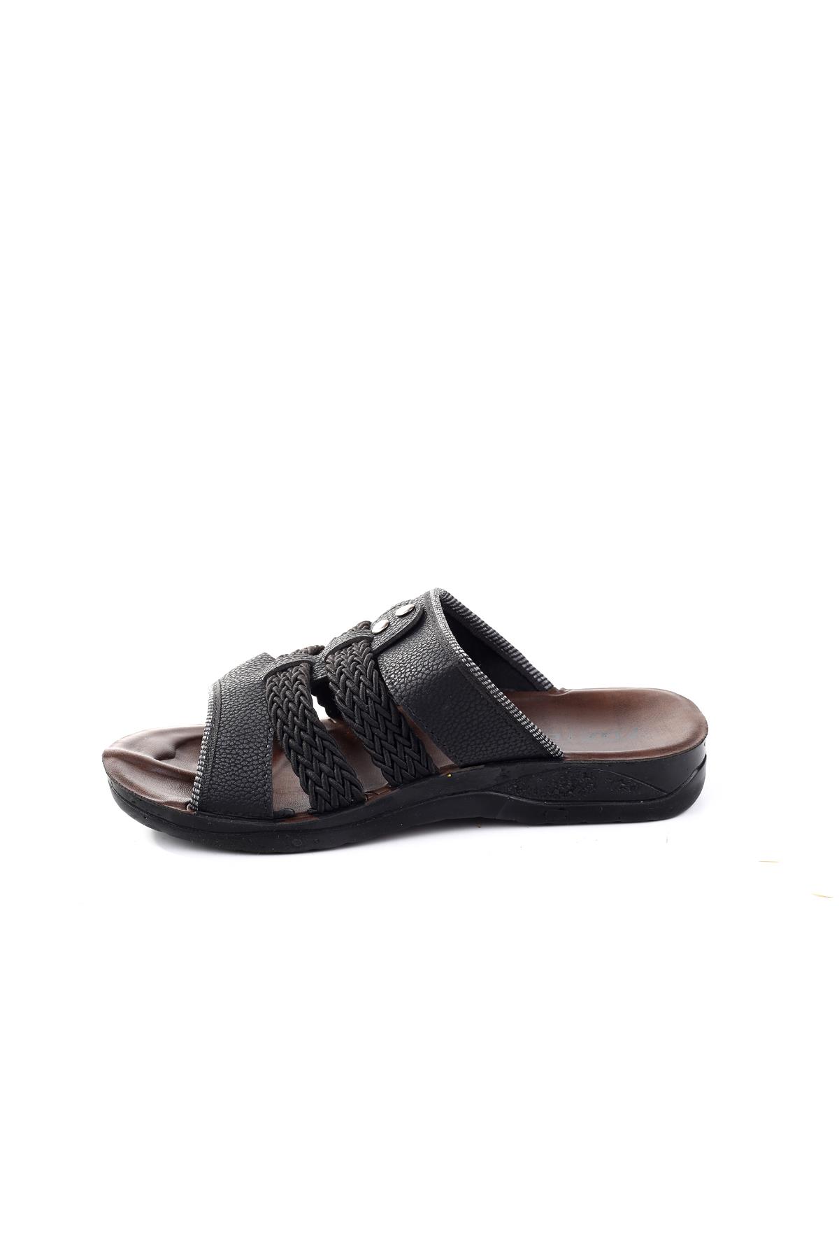 825 Erkek Günlük Hasır Detaylı Terlik - Görsel 4