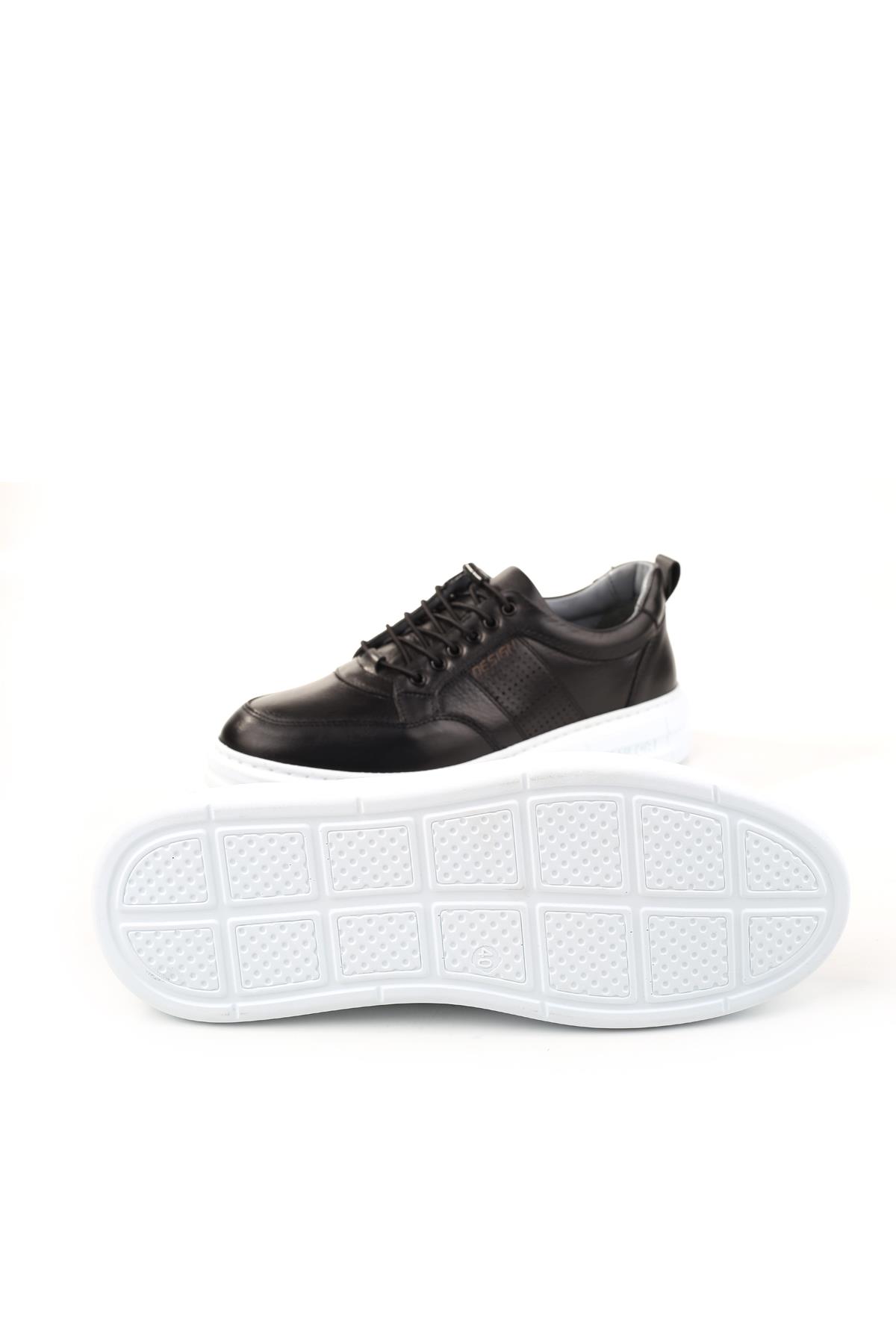 1328 Erkek Hakiki Deri Poli Taban Günlük Ayakkabı - Görsel 6