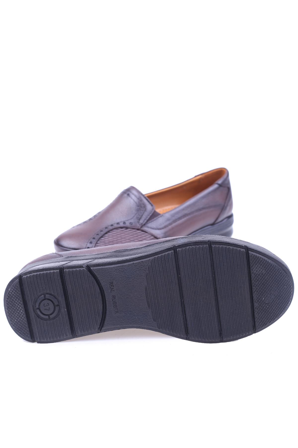 2505 Kadın Hakiki Deri Ortopedik Ayakkabı - Görsel 6