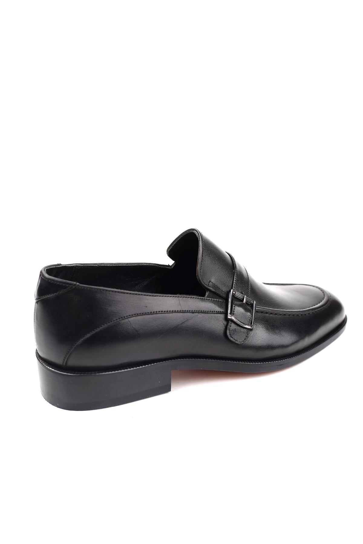 2472 Erkek Klasik Kösele Taban Günlük Deri Ayakkabı - Görsel 5