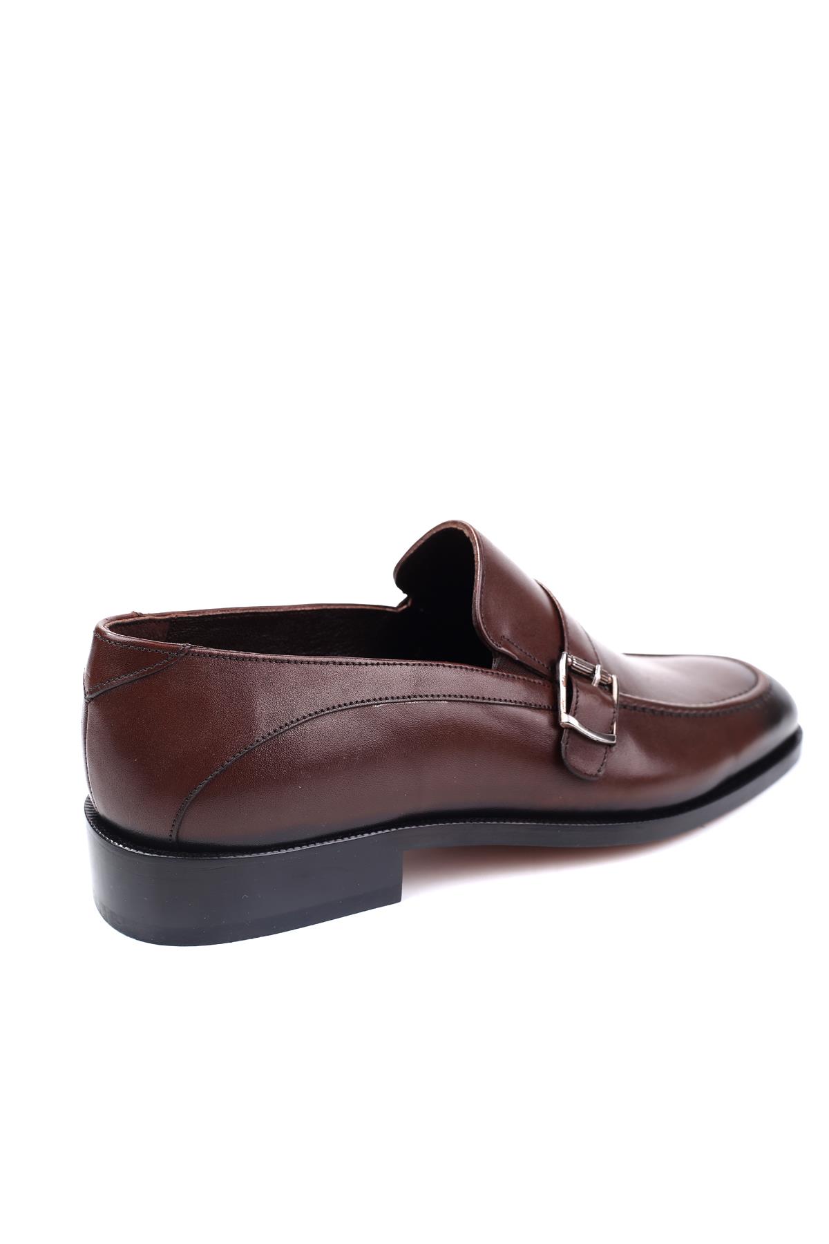 2472 Erkek Klasik Kösele Taban Günlük Deri Ayakkabı - Görsel 5