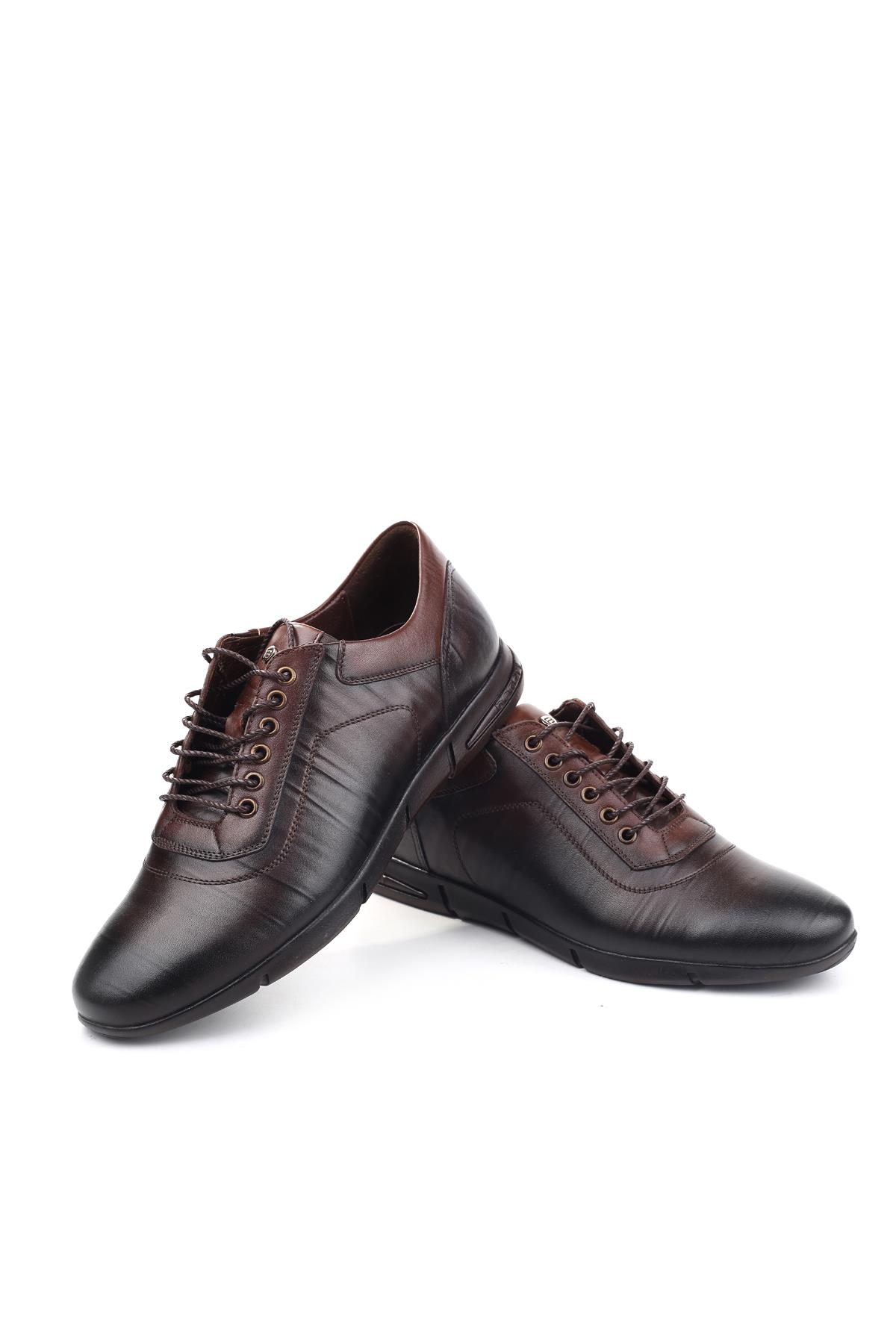 1218 Erkek Deri Bağcıklı Günlük Ayakkabı - Görsel 4