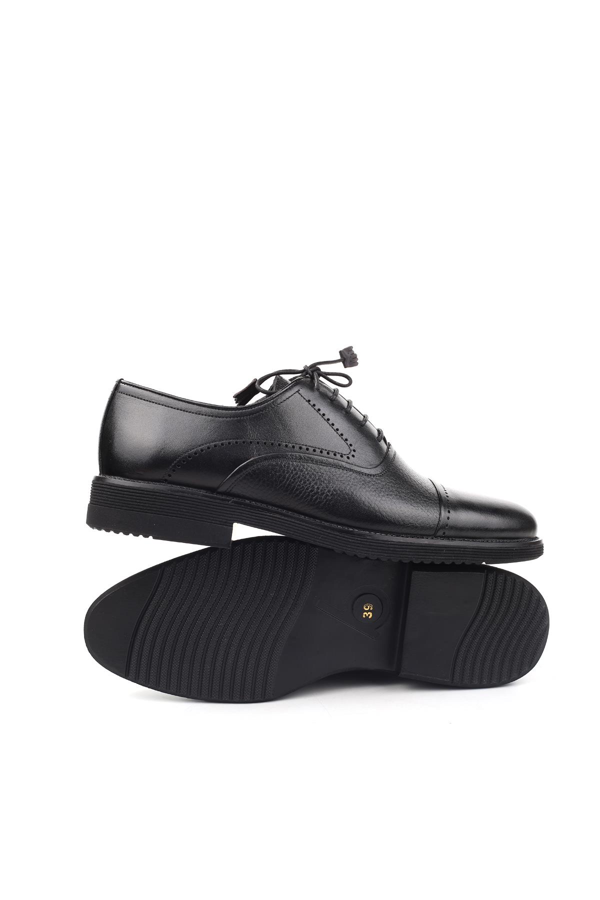 0137 Hakiki Deri Bağcıklı Günlük Erkek Ayakkabı - Görsel 6