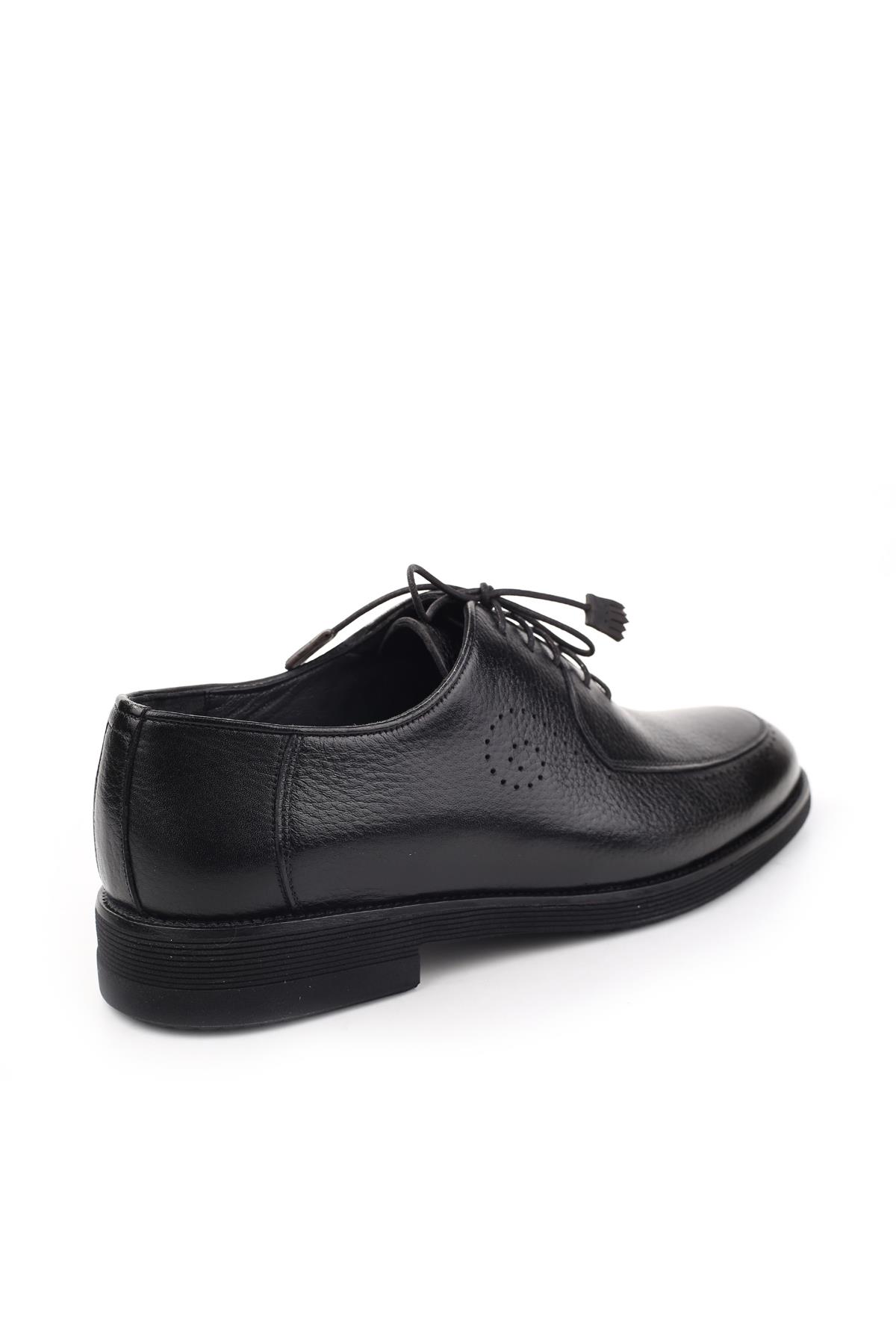 0605 Hakiki Deri Bağcıklı Günlük Erkek Ayakkabı - Görsel 4