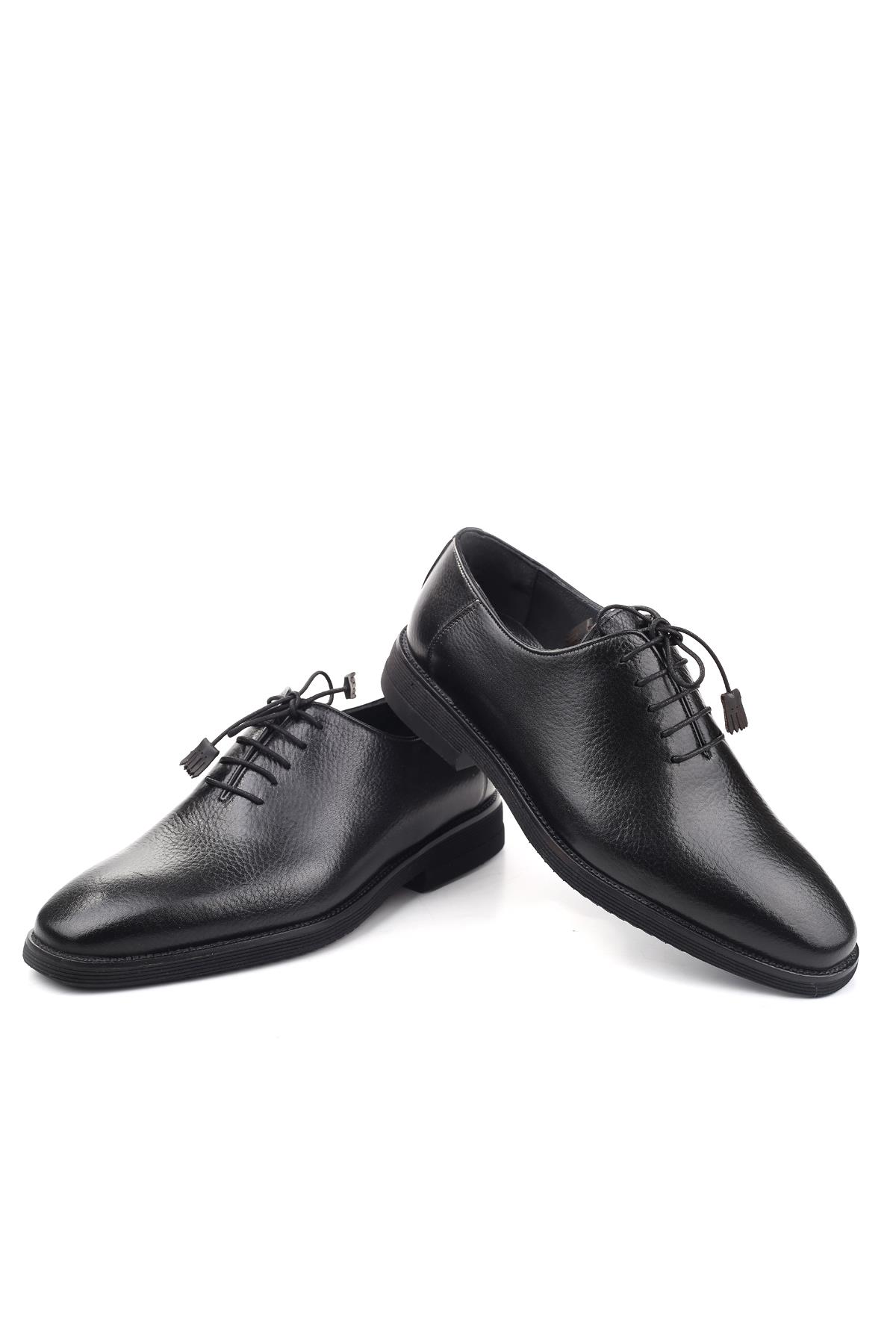 0066 Hakiki Deri Bağcıklı Günlük Erkek Ayakkabı - Görsel 4
