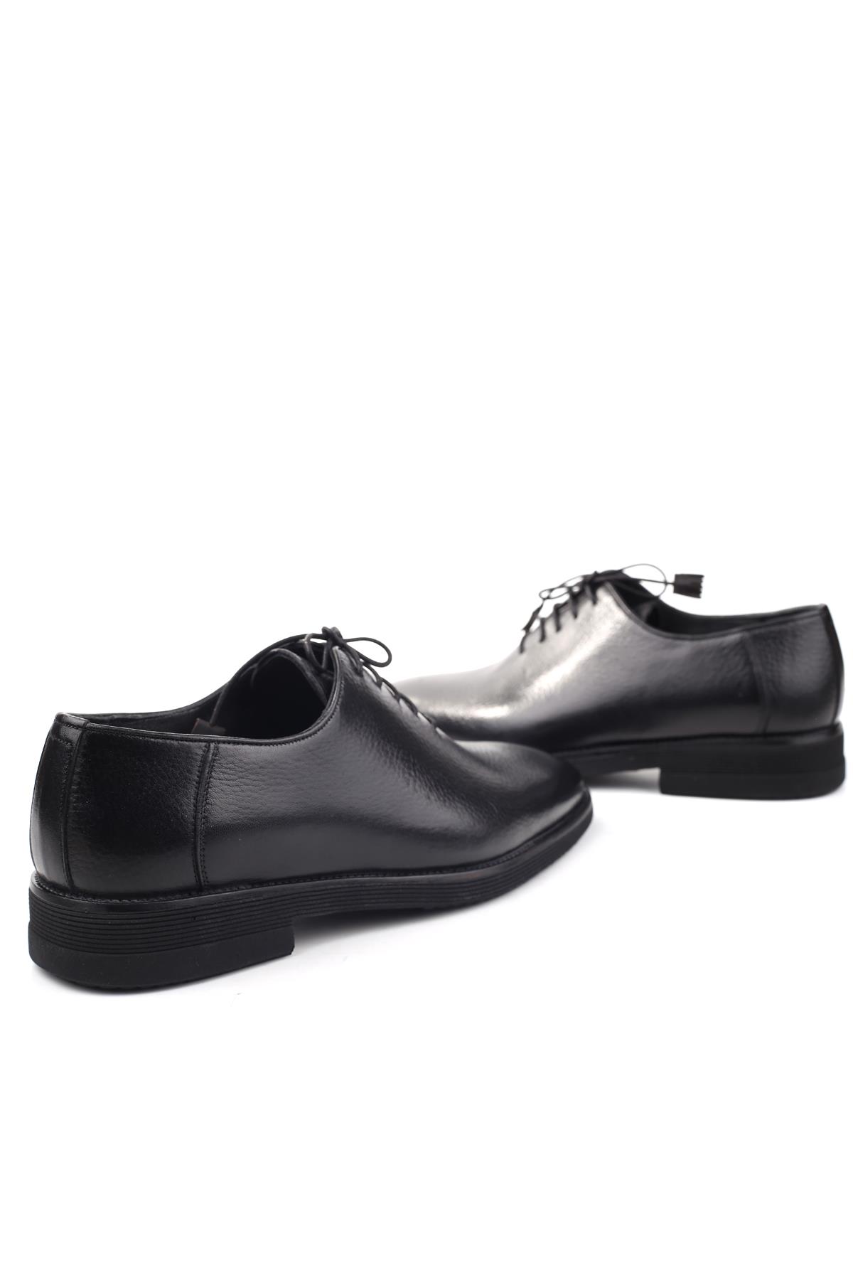 0066 Hakiki Deri Bağcıklı Günlük Erkek Ayakkabı - Görsel 5