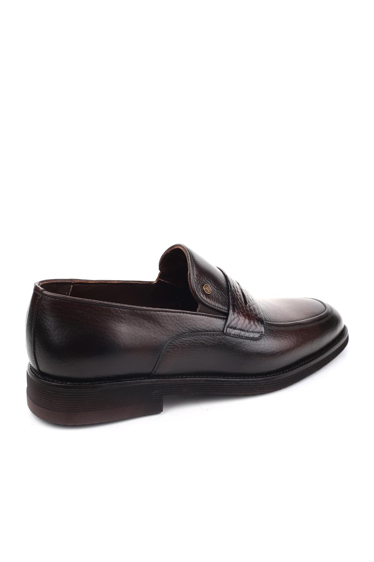 733 Hakiki Deri Bağcıksız Günlük Erkek Ayakkabı - Görsel 4