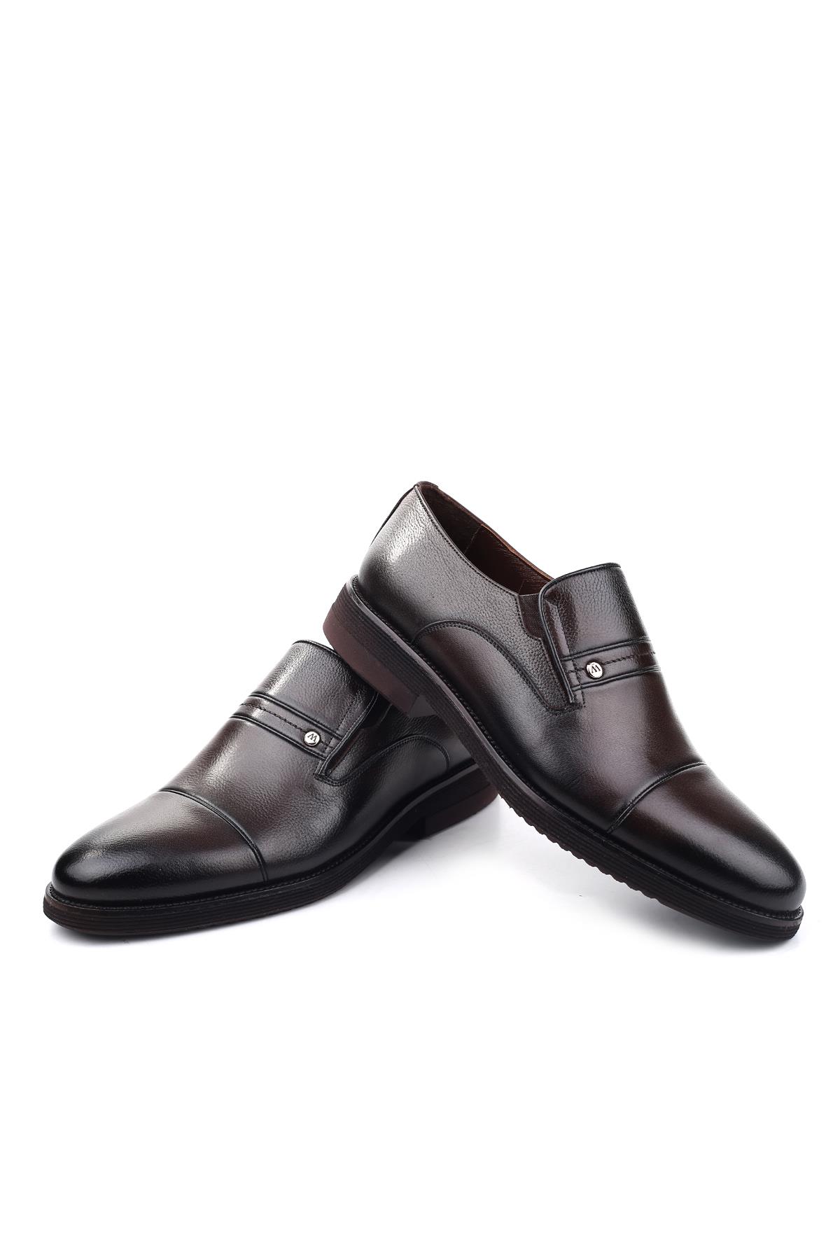 89 Hakiki Deri Bağcıksız Günlük Erkek Ayakkabı - Görsel 4