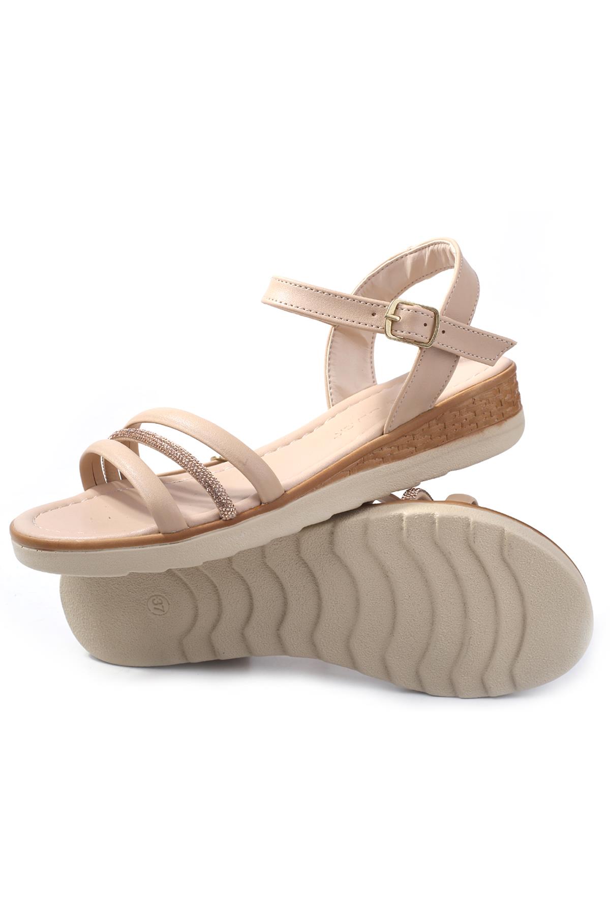35242 Kadın Günlük Anatomik Sandalet - Görsel 6