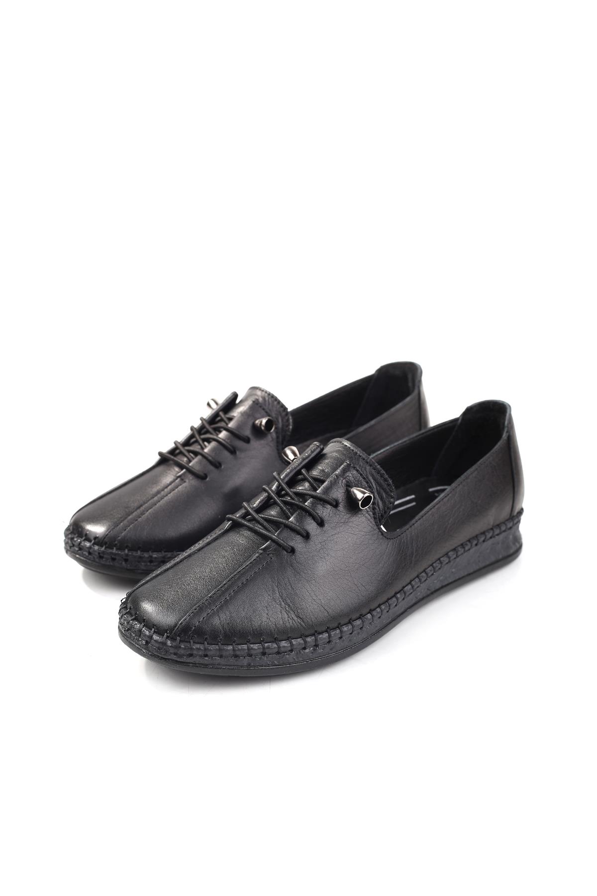 8786 Kadın Günlük Hakiki Deri Ortopedik Ayakkabı - Görsel 4