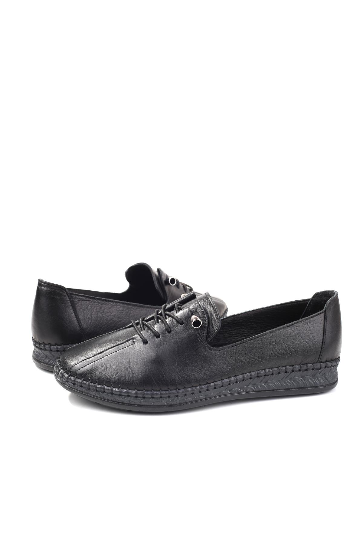 8786 Kadın Günlük Hakiki Deri Ortopedik Ayakkabı - Görsel 5