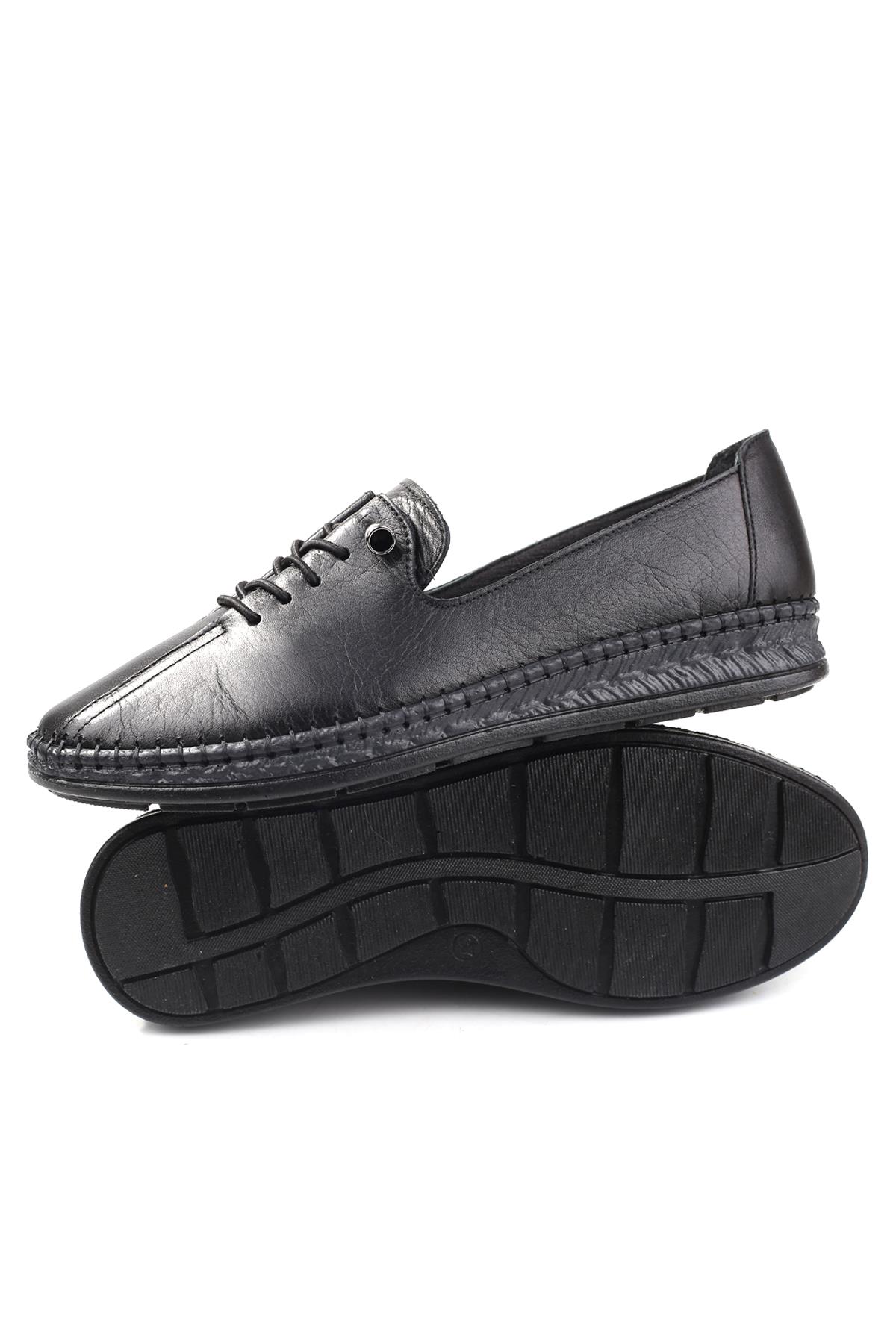 8786 Kadın Günlük Hakiki Deri Ortopedik Ayakkabı - Görsel 6