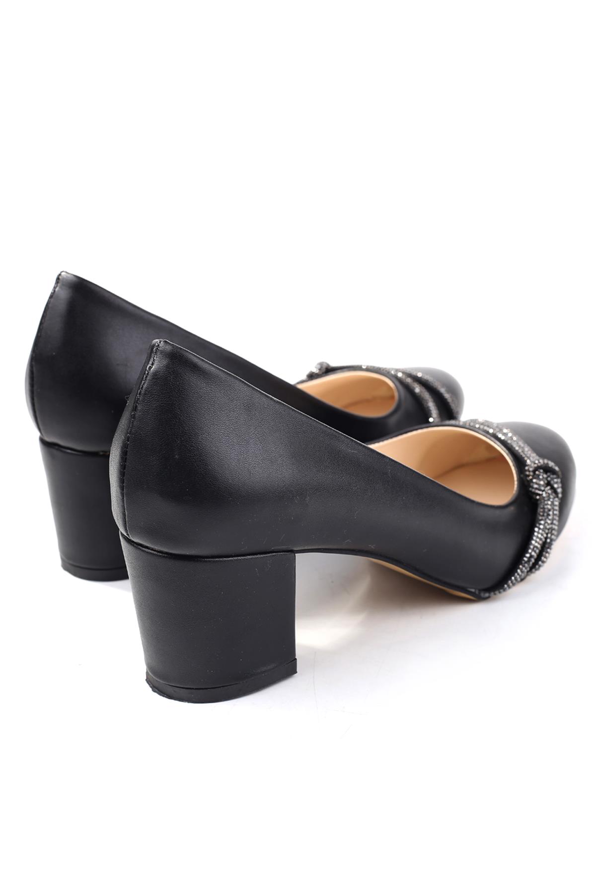 3512 Kadın 6 cm Topuklu Cilt Ayakkabı - Görsel 6
