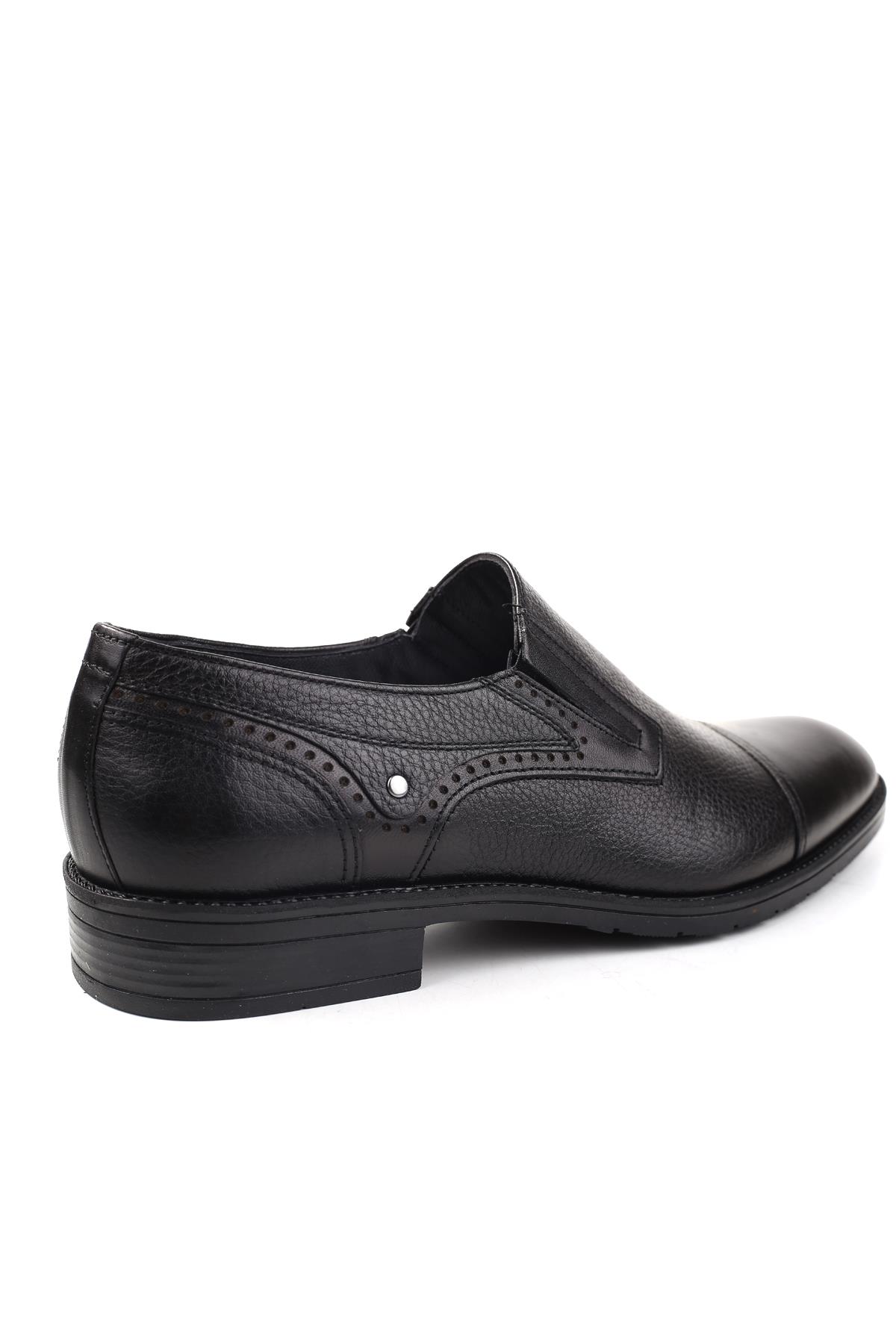 1623 Hakiki Deri Bağcıksız Klasik Erkek Ayakkabı - Görsel 4