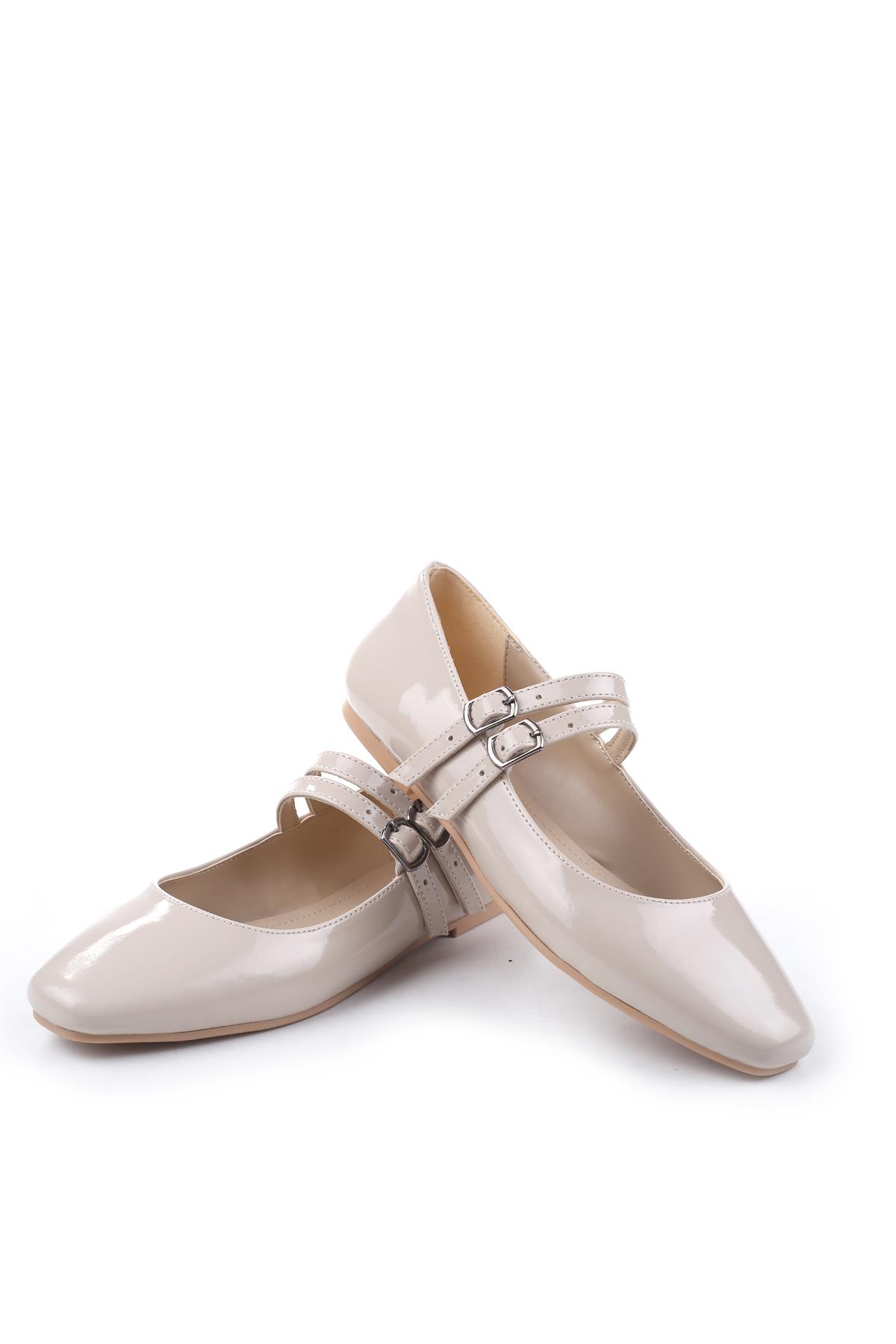 333 Kadın Rugan Babet Ayakkabı - Görsel 5