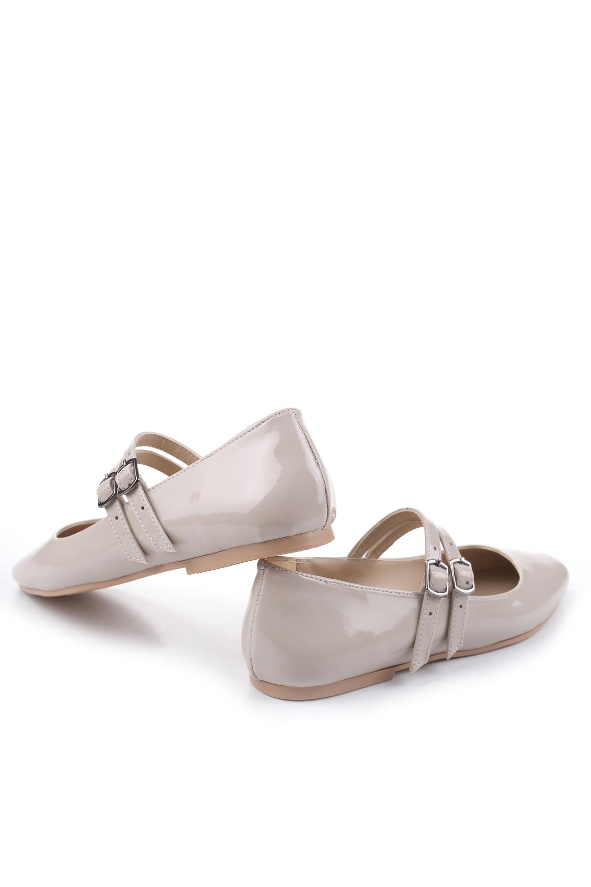 333 Kadın Rugan Babet Ayakkabı - Görsel 7