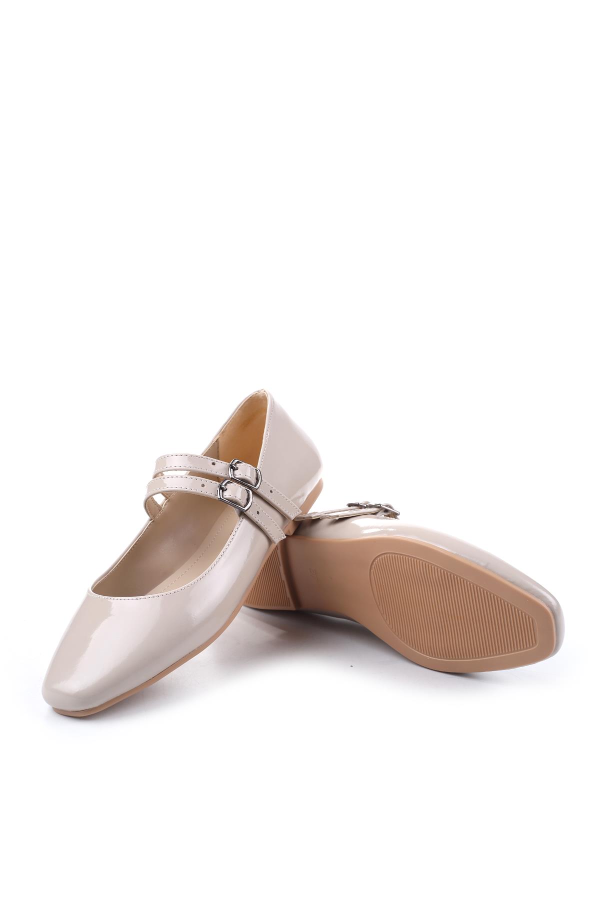 333 Kadın Rugan Babet Ayakkabı - Görsel 8