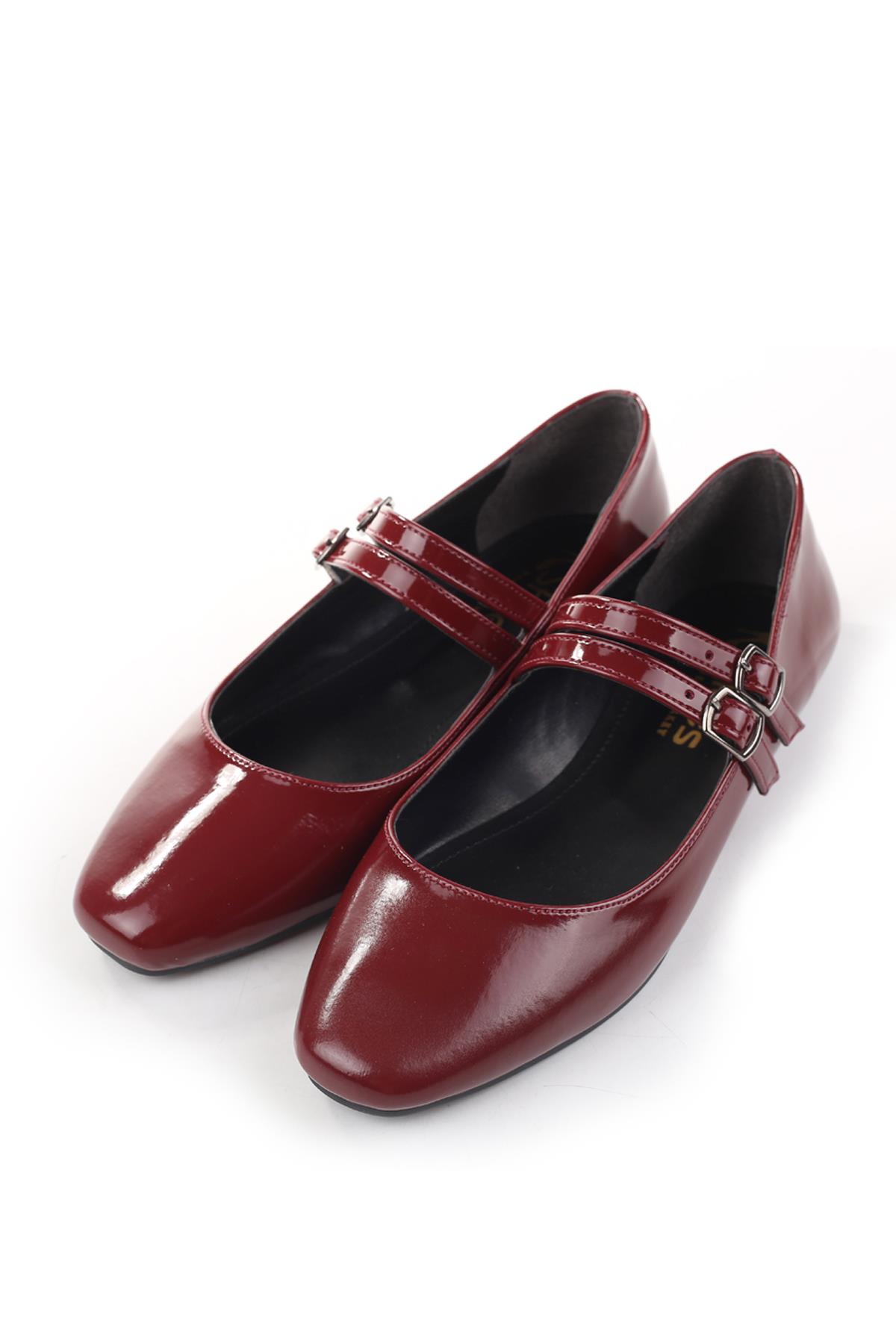 333 Kadın Rugan Babet Ayakkabı - Görsel 4