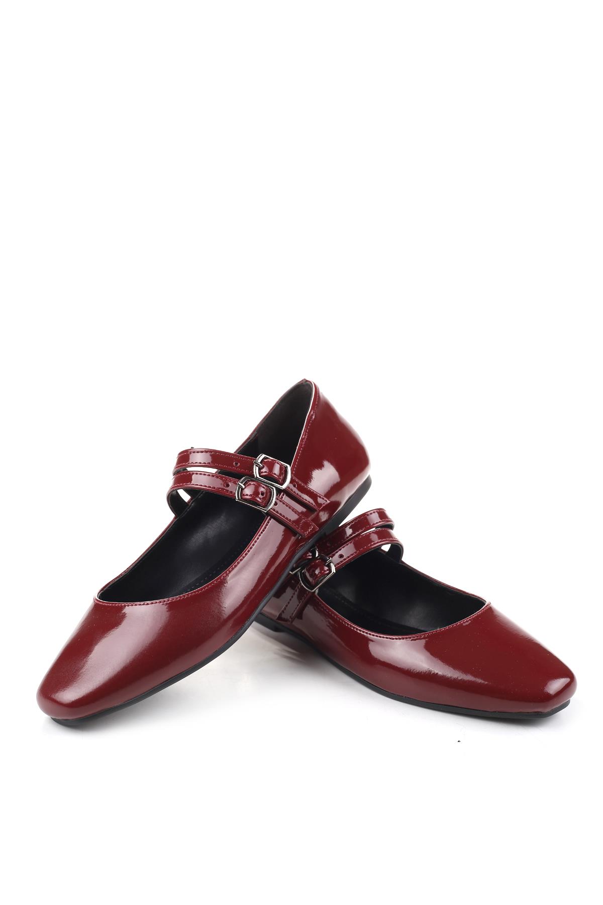 333 Kadın Rugan Babet Ayakkabı - Görsel 5