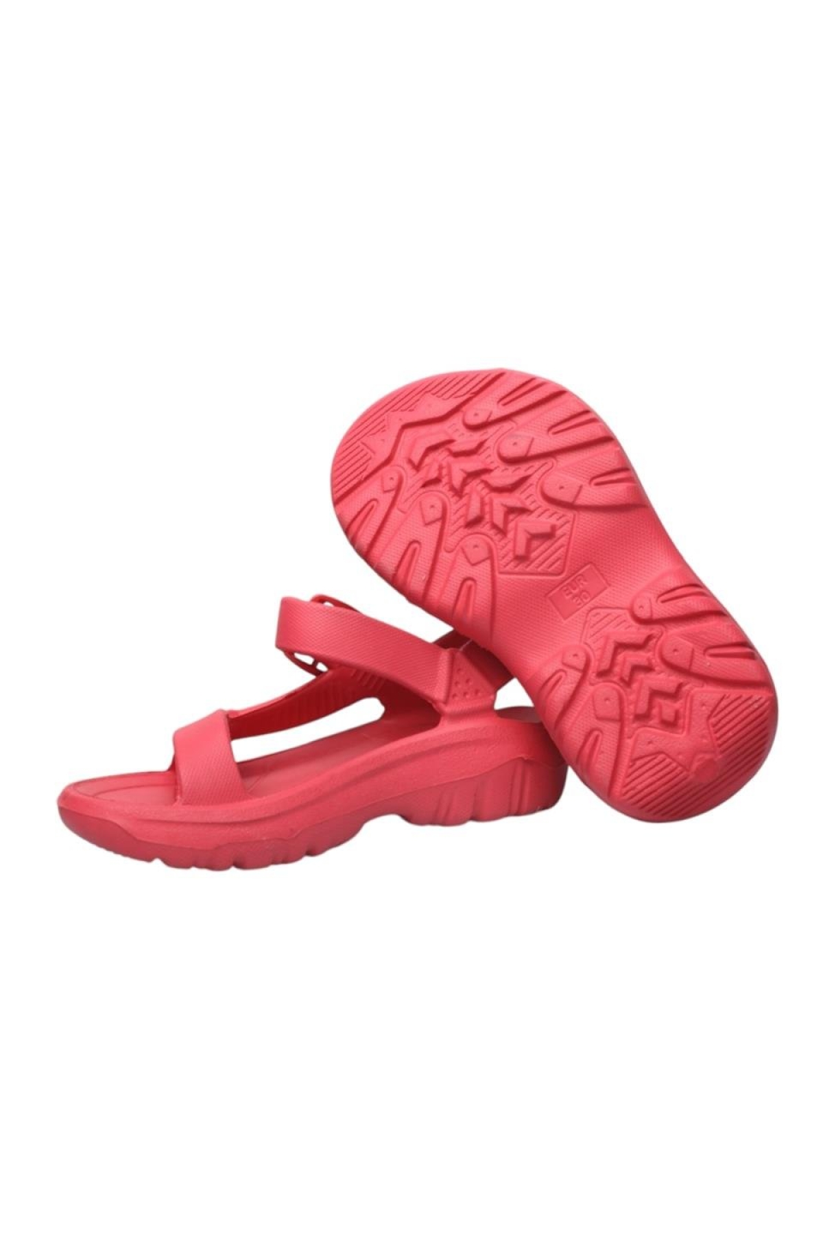 Kolay Giyilebilir Rahat Eva Çocuk Sandalet KIRMIZI - Görsel 5